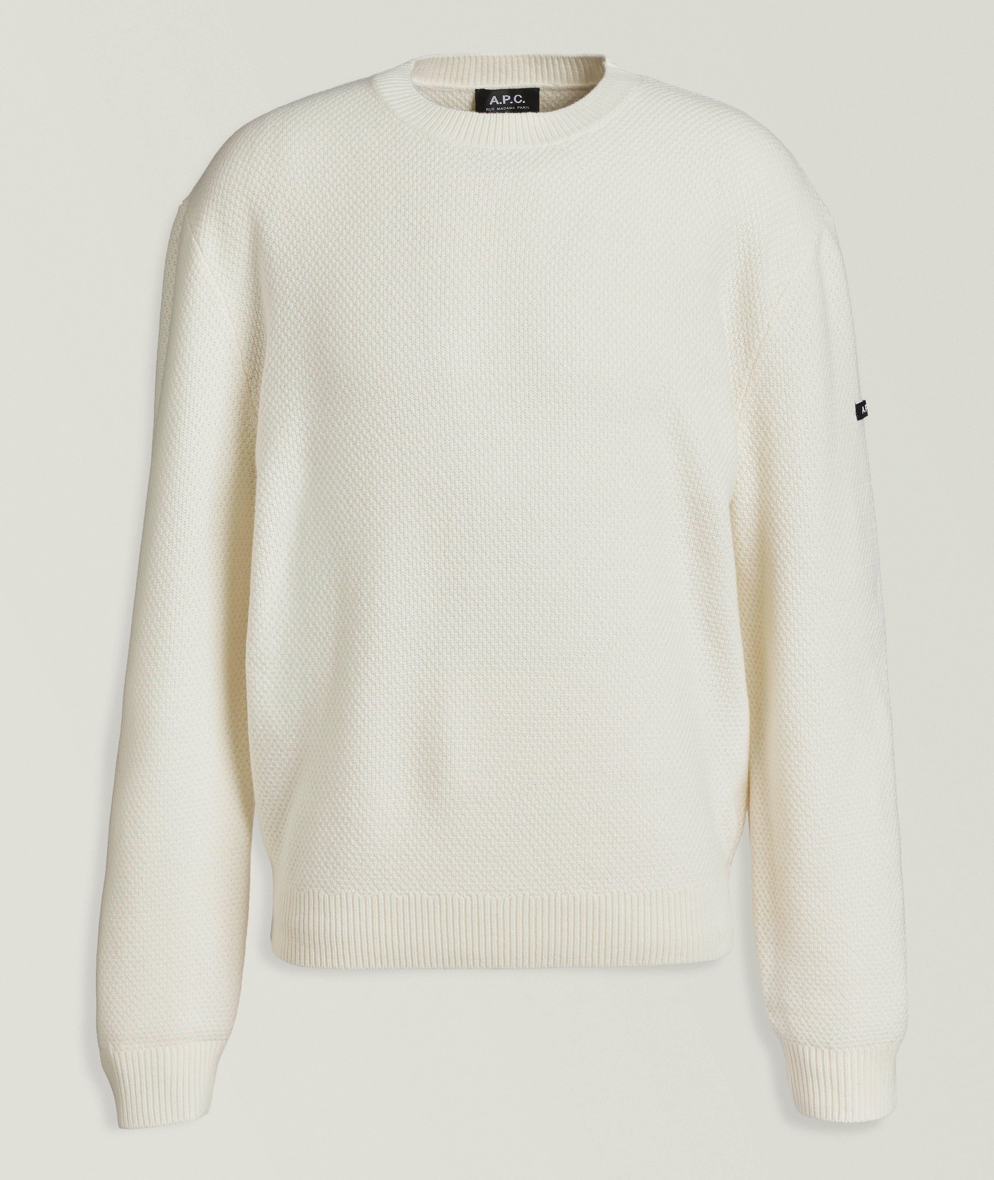 Thomas Waffle Knit Crewneck Sweater image 0