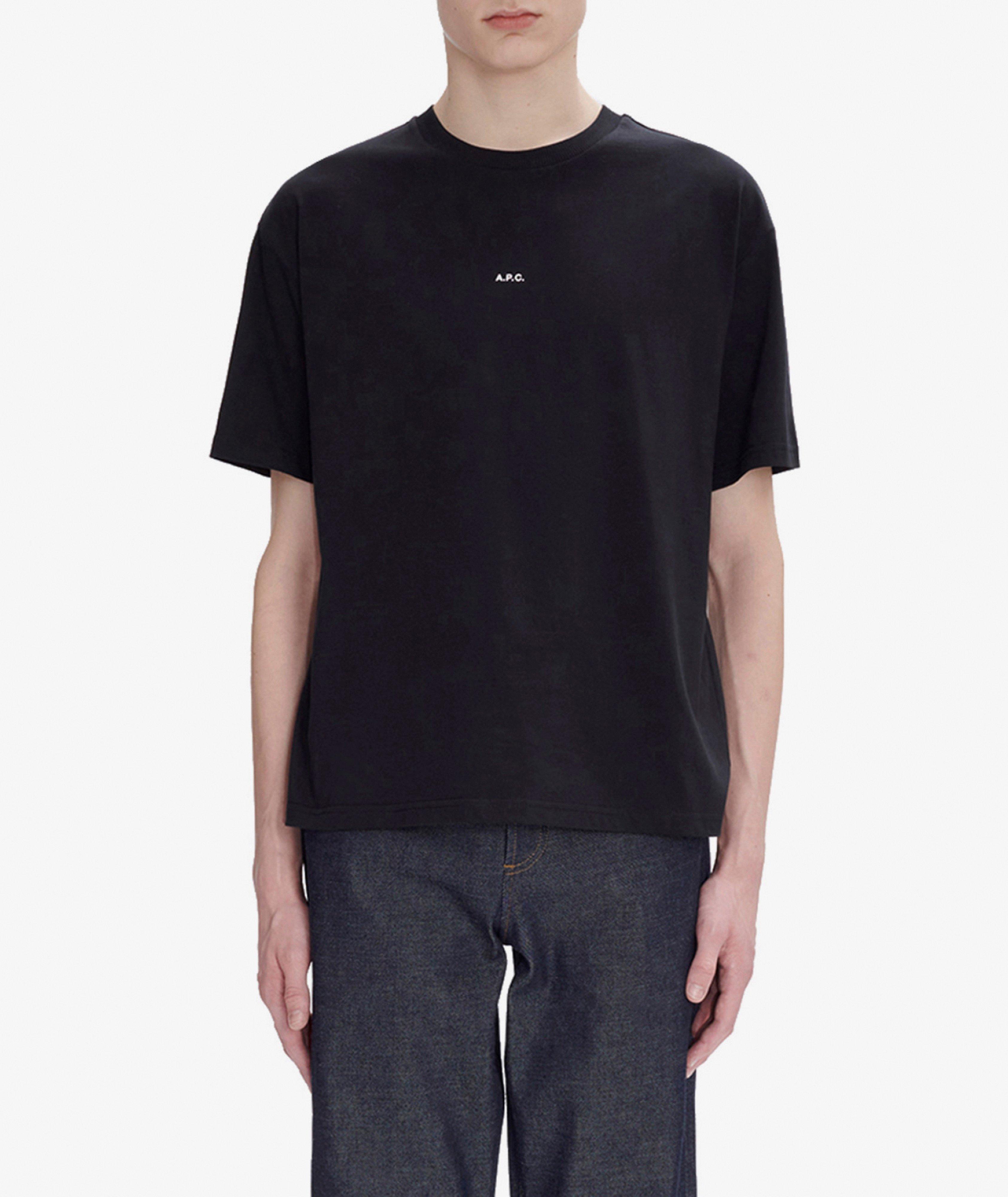 Boxy Micro-Logo Cotton T-Shirt image 3