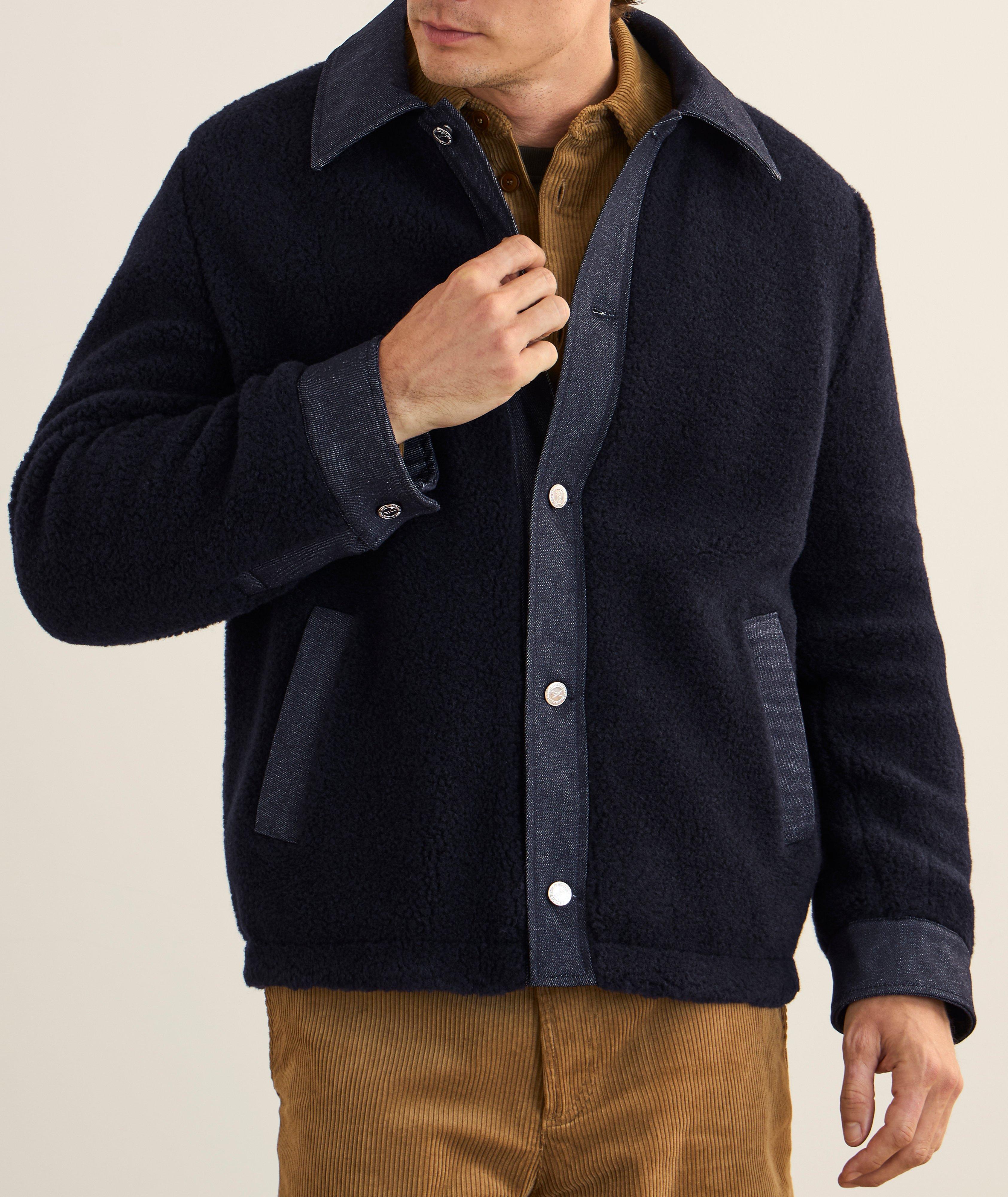 Veste en denim avec faux mouton Will image 1