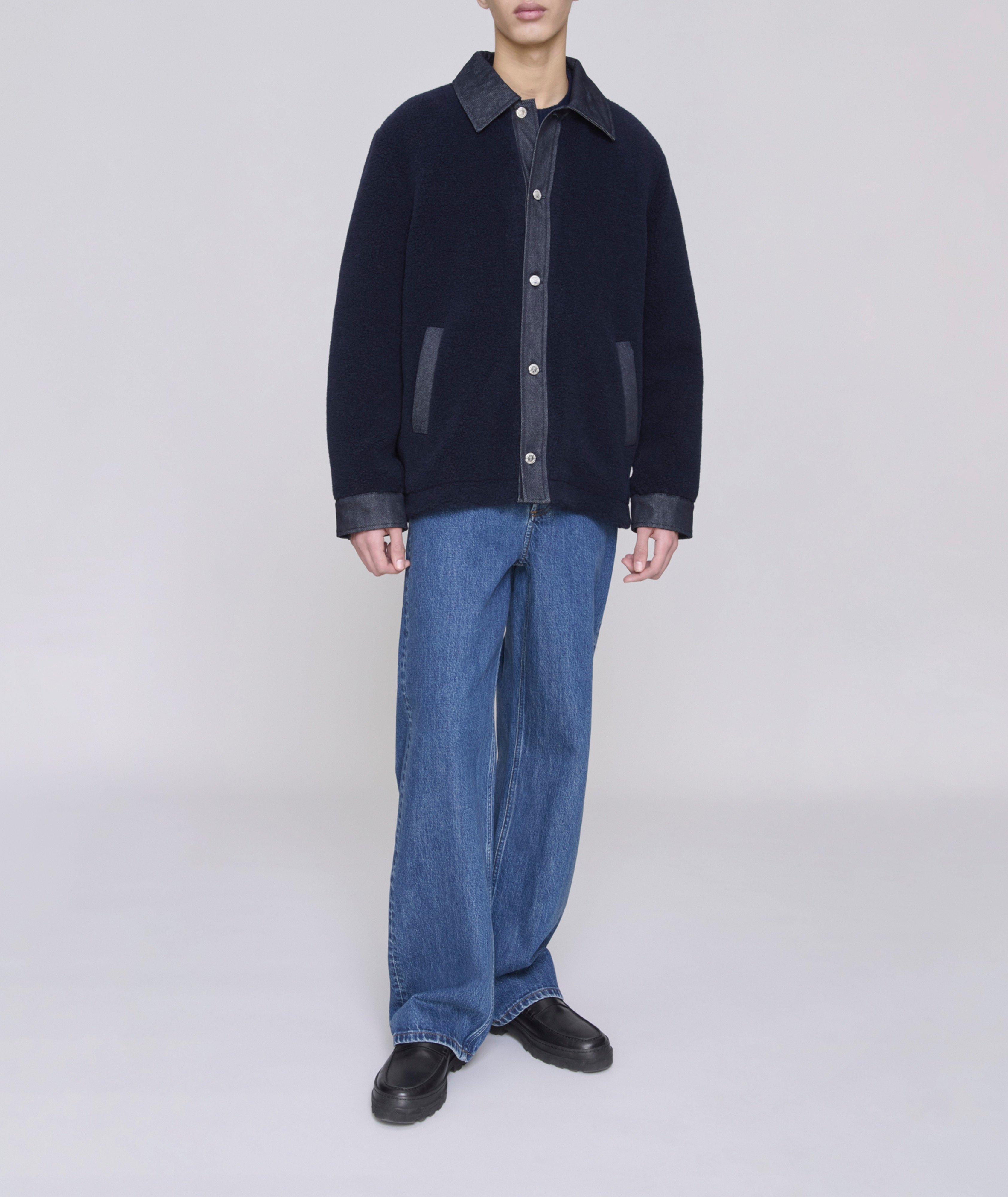 Will Faux Sheepskin Denim Jacket image 1