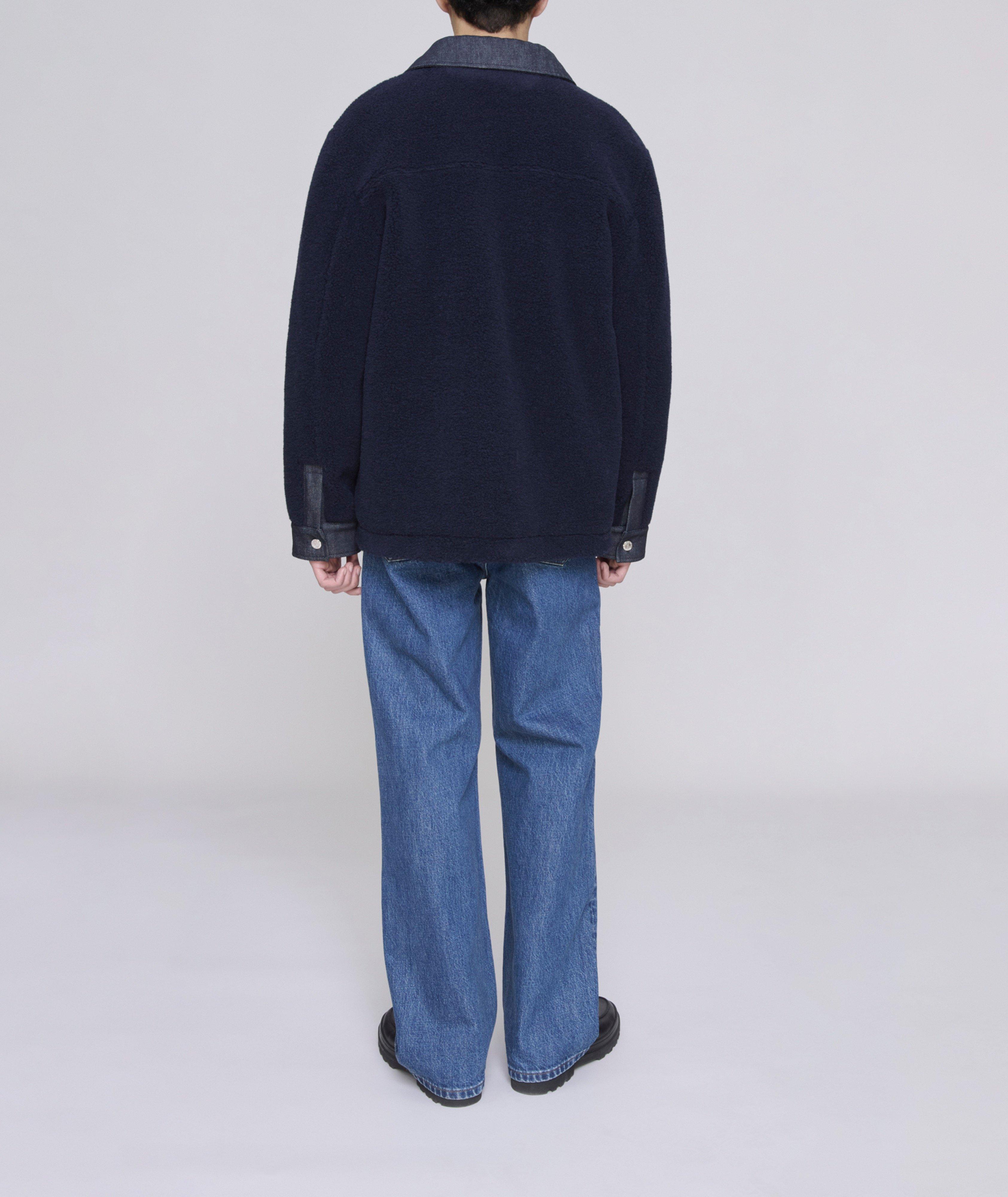 Will Faux Sheepskin Denim Jacket image 2