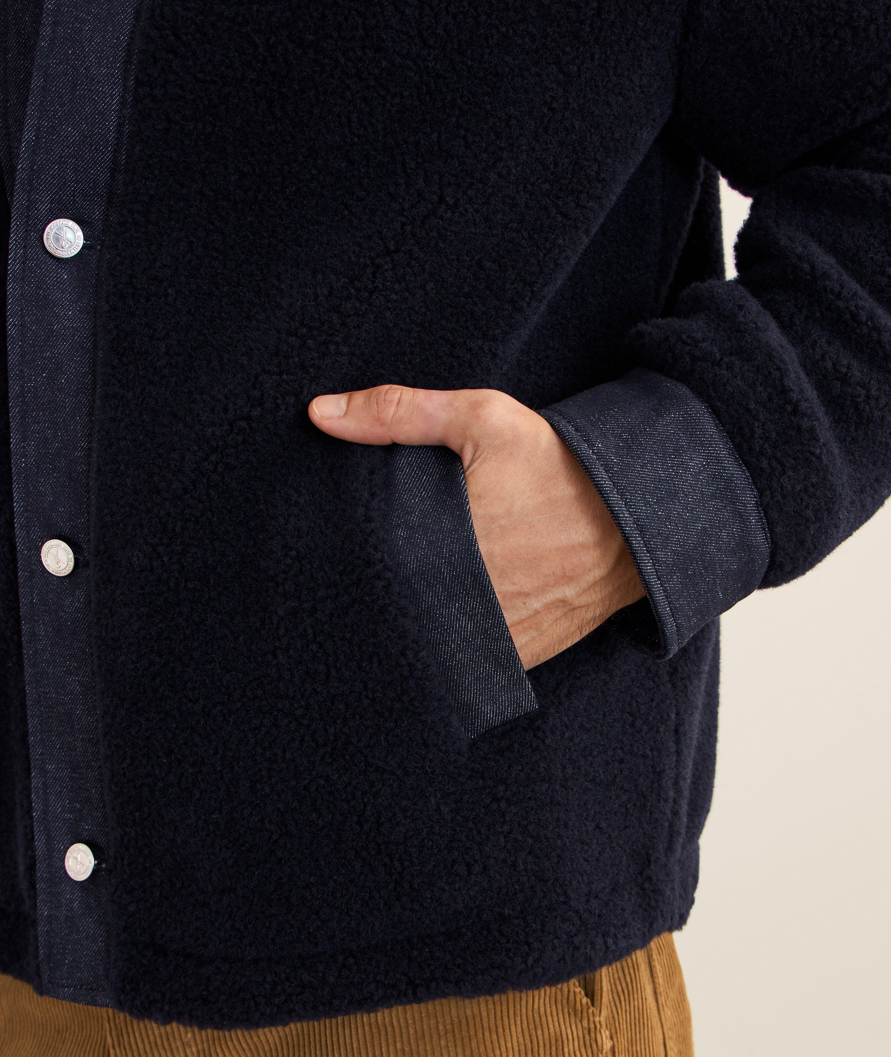 Veste en denim avec faux mouton Will image 4
