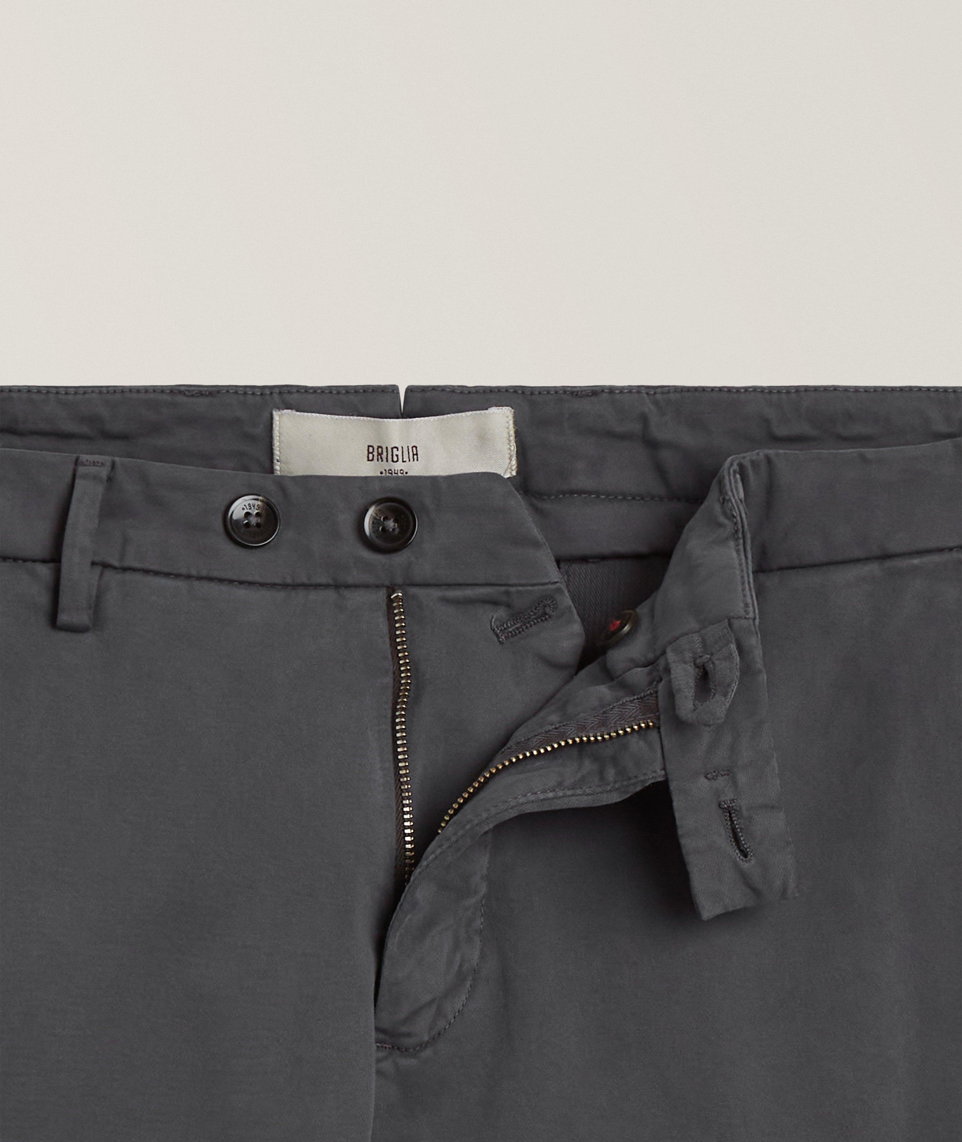 Chino ajusté en coton stretch image 1