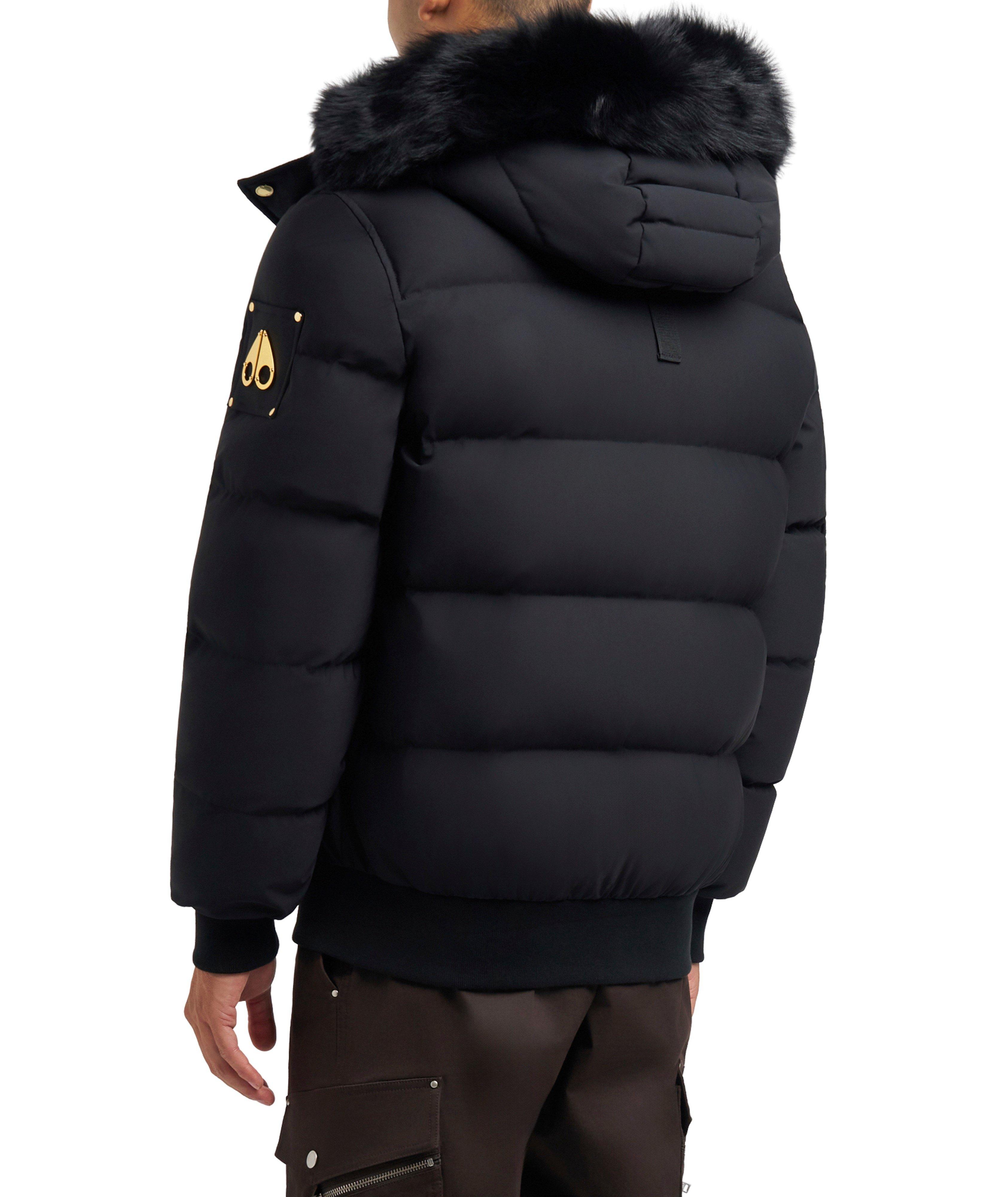 Nyluxe Stagg Hooded Shearling-Trim Bomber image 2