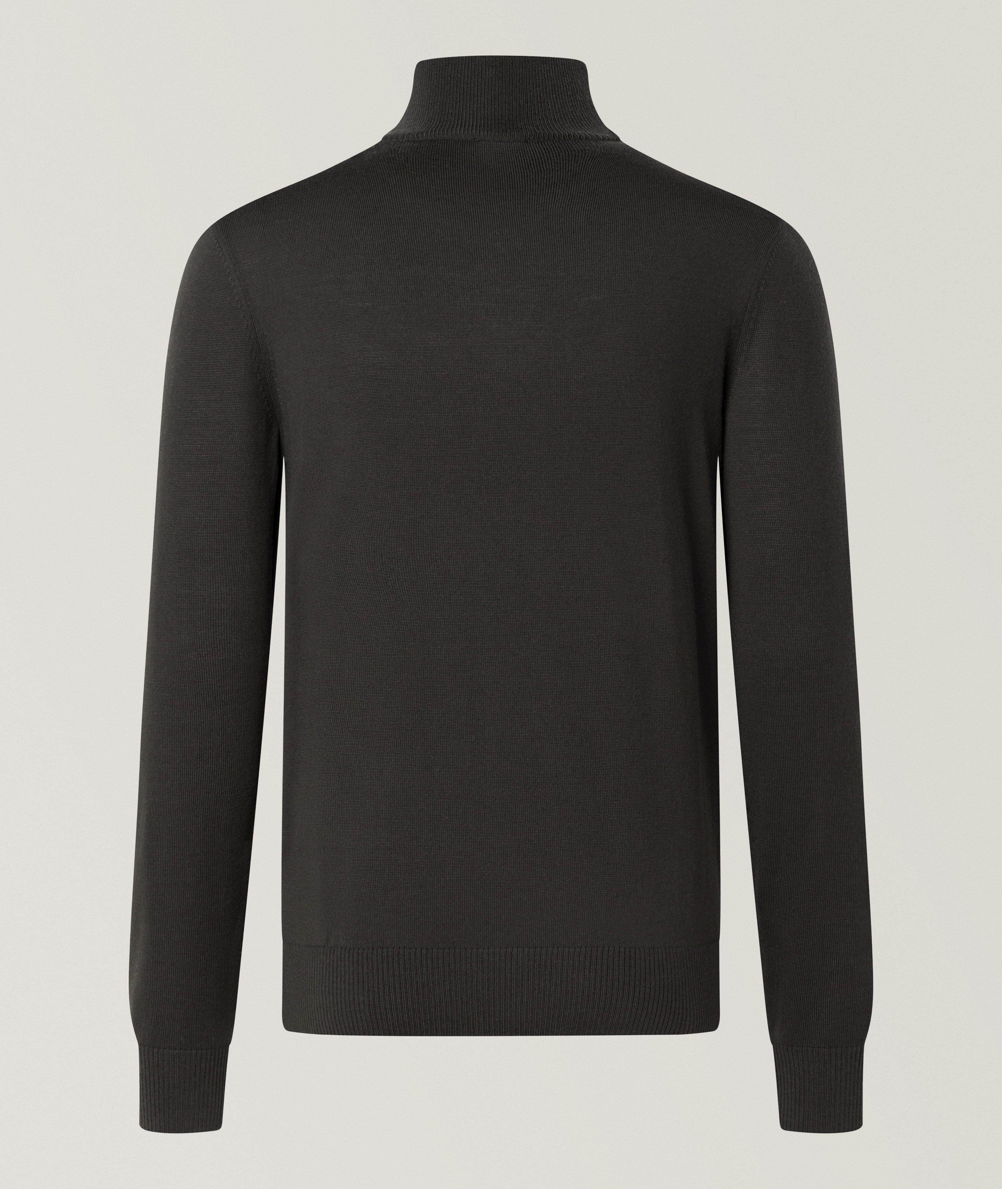 Merino Wool Quarter-Zip  Sweater image 1