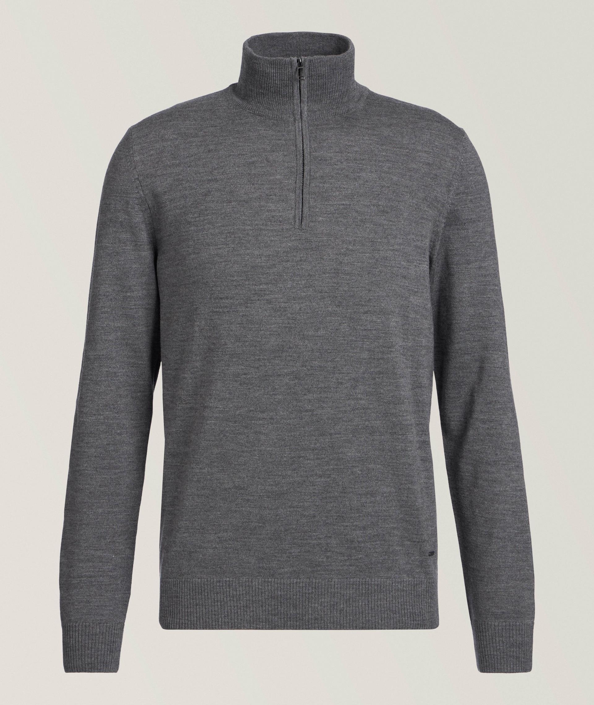 Merino Wool Quarter-Zip  Sweater image 0