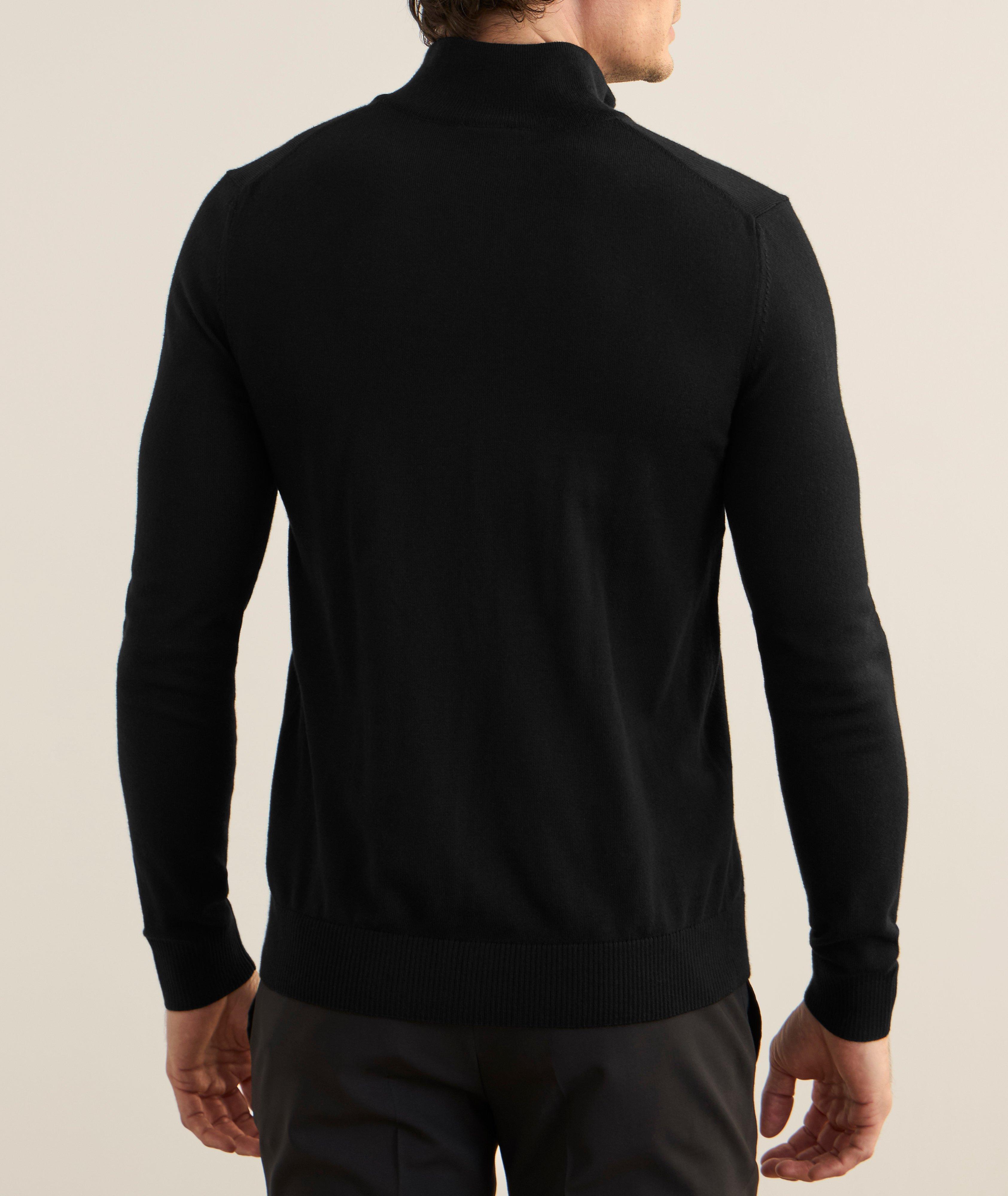 Merino Wool Full-Zipper Cardigan image 2
