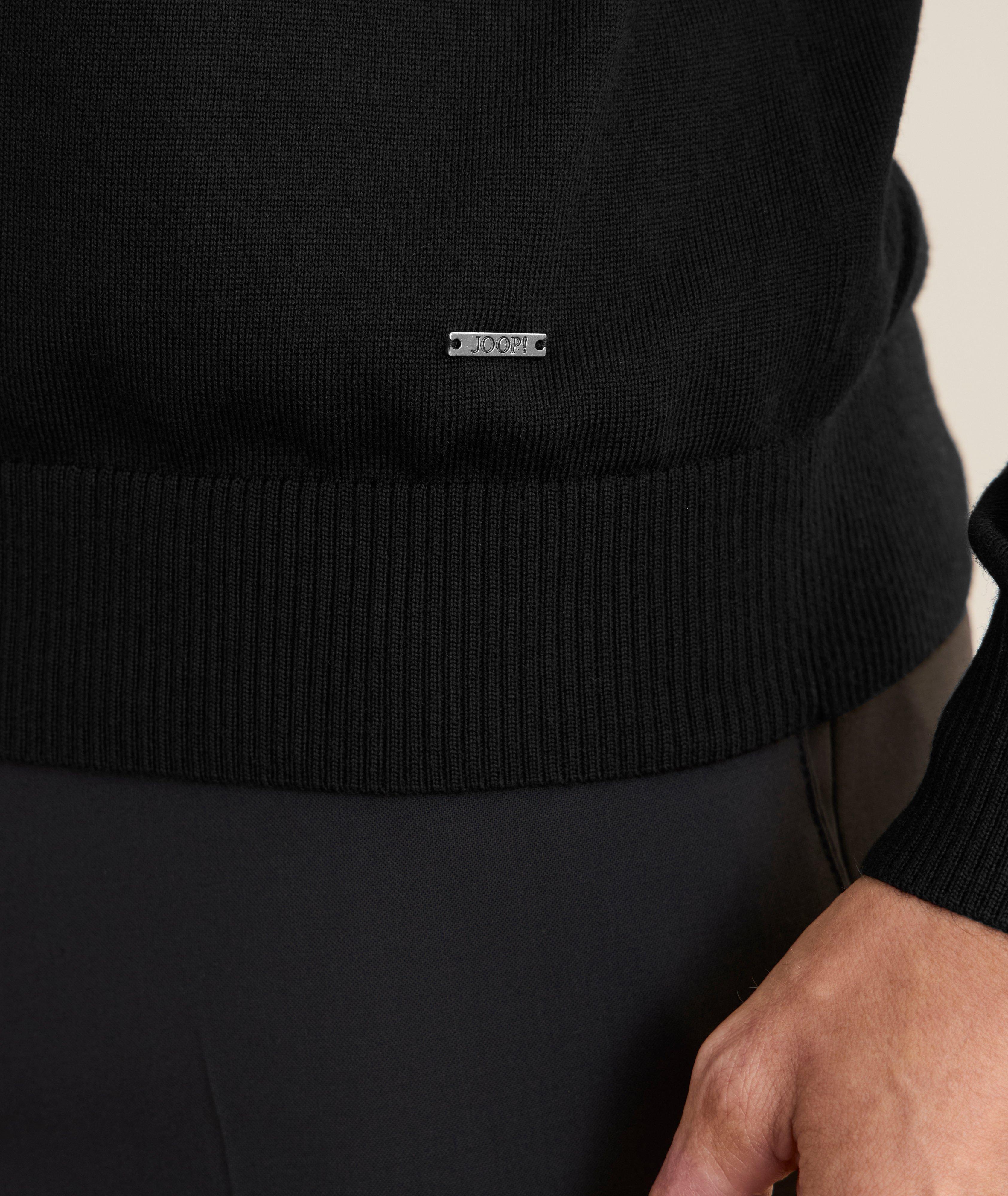 Merino Wool Full-Zipper Cardigan image 4