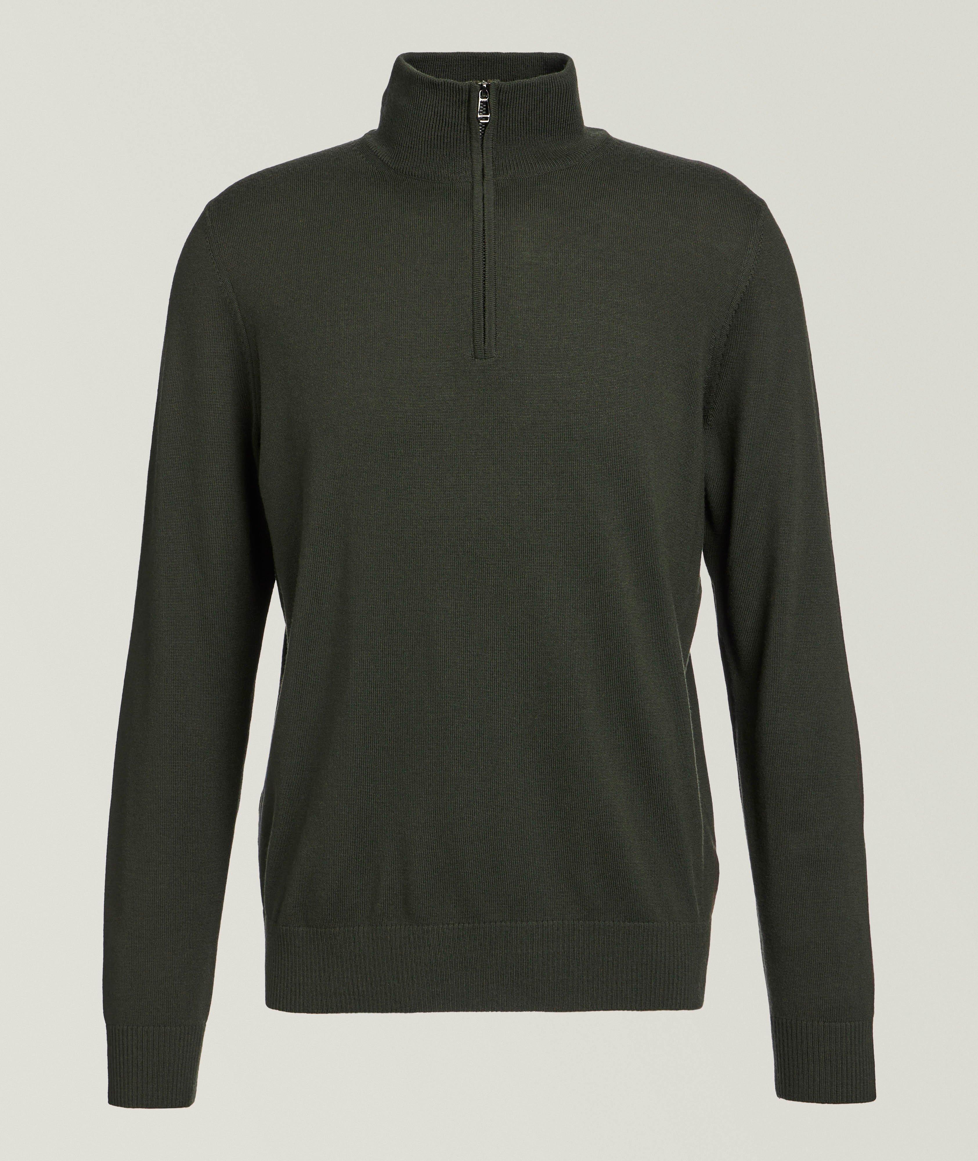 Merino Wool Quarter-Zip Sweater  image 0