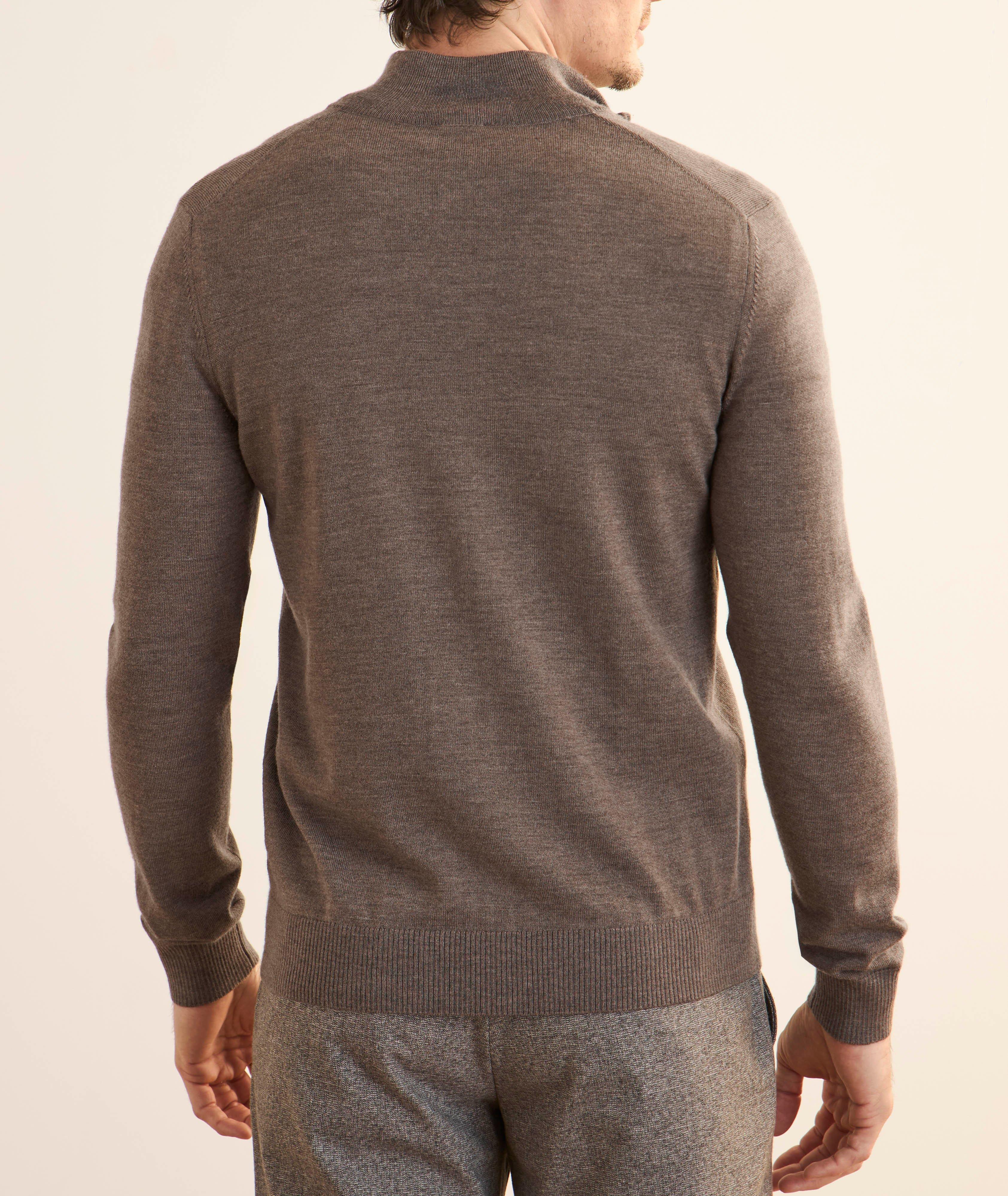 Merino Wool Full-Zip Cardigan  image 3