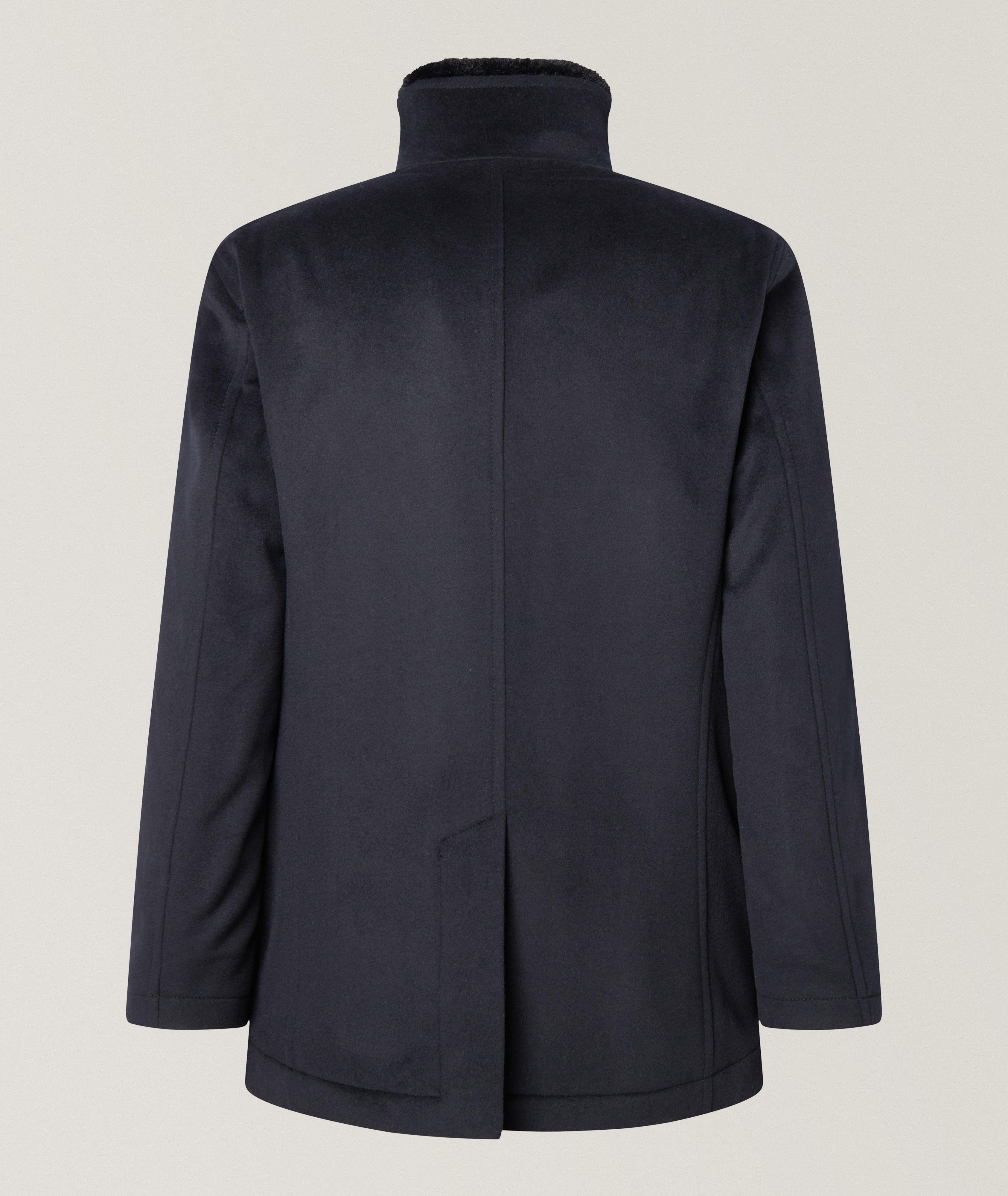 Gary Faux Fur Bib Coat image 1