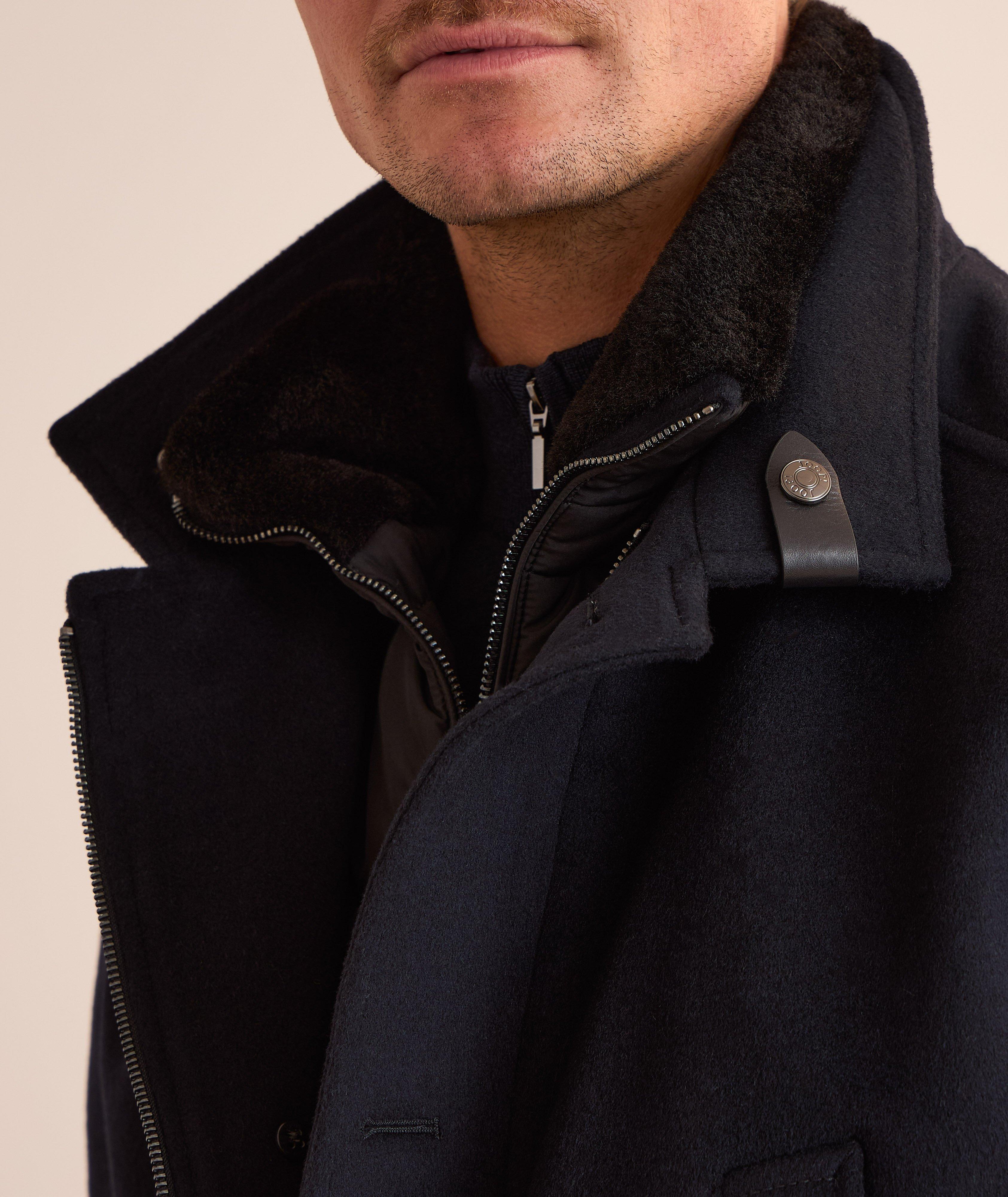 Gary Faux Fur Bib Coat image 4