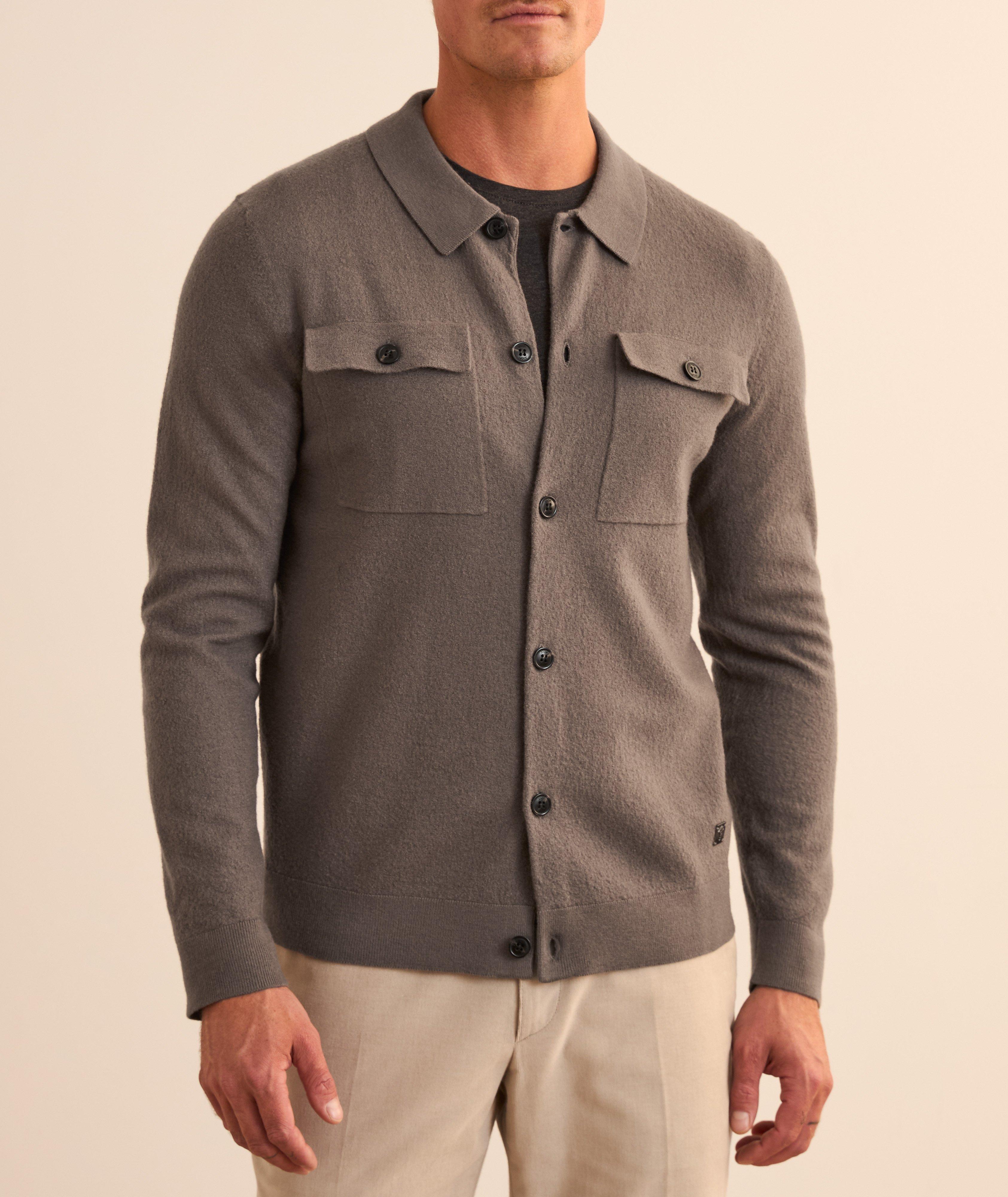 Wool Collared Cardigan image 2