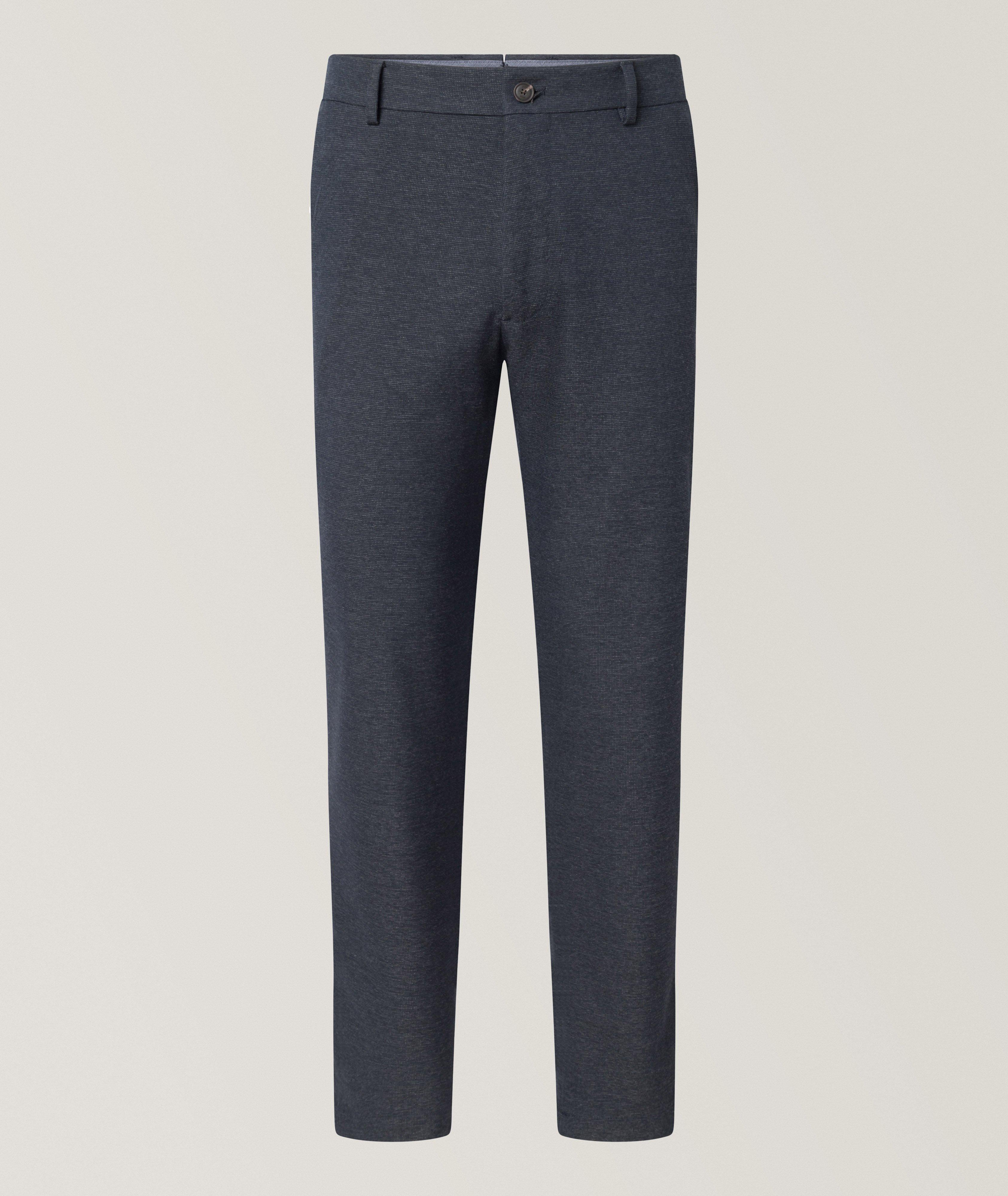 Slim-Fit Tapered Flat Front Pants image 0