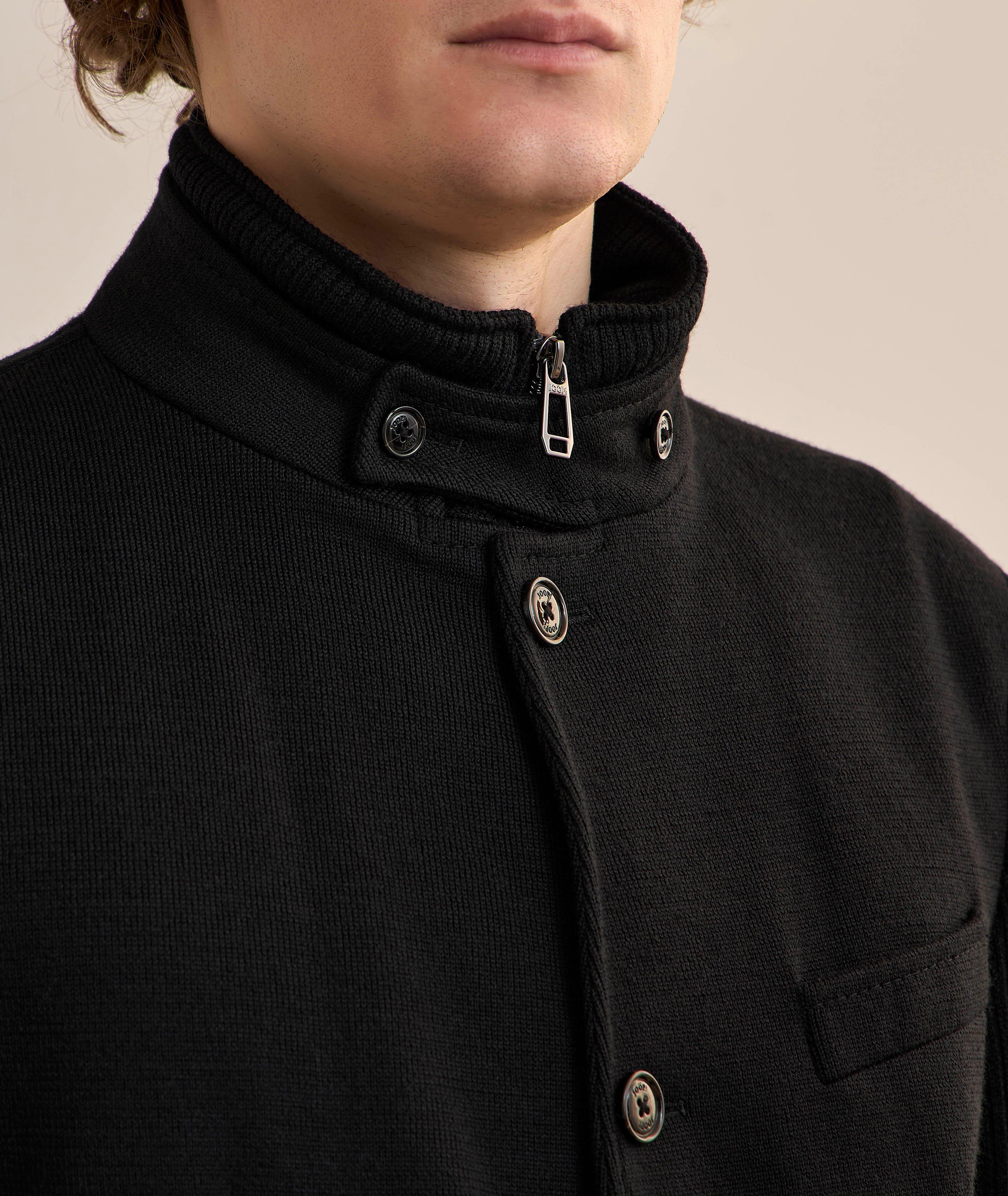 Blazer en lainage avec insertion image 4