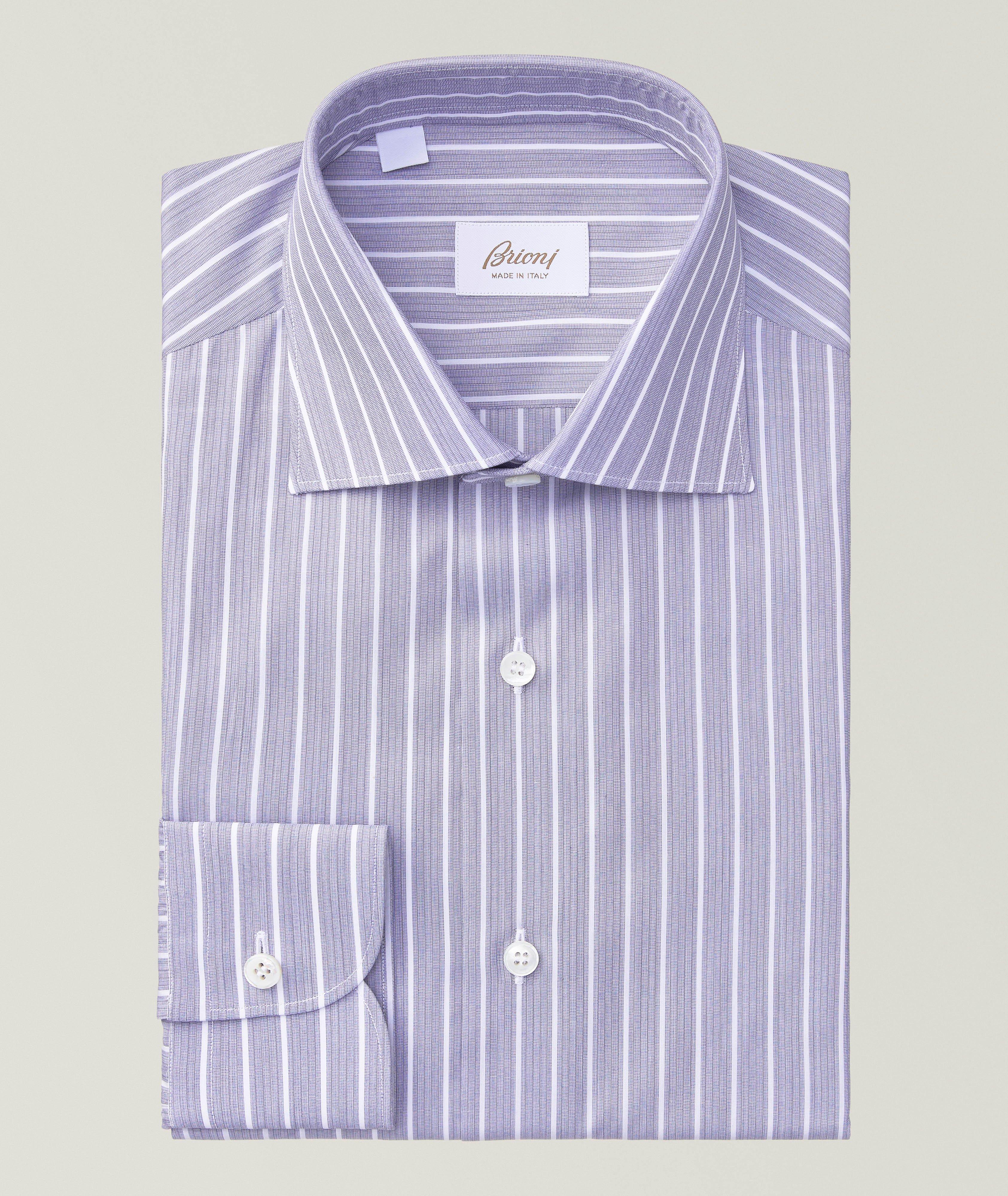 Striped Cotton Dress Shirt  image 0