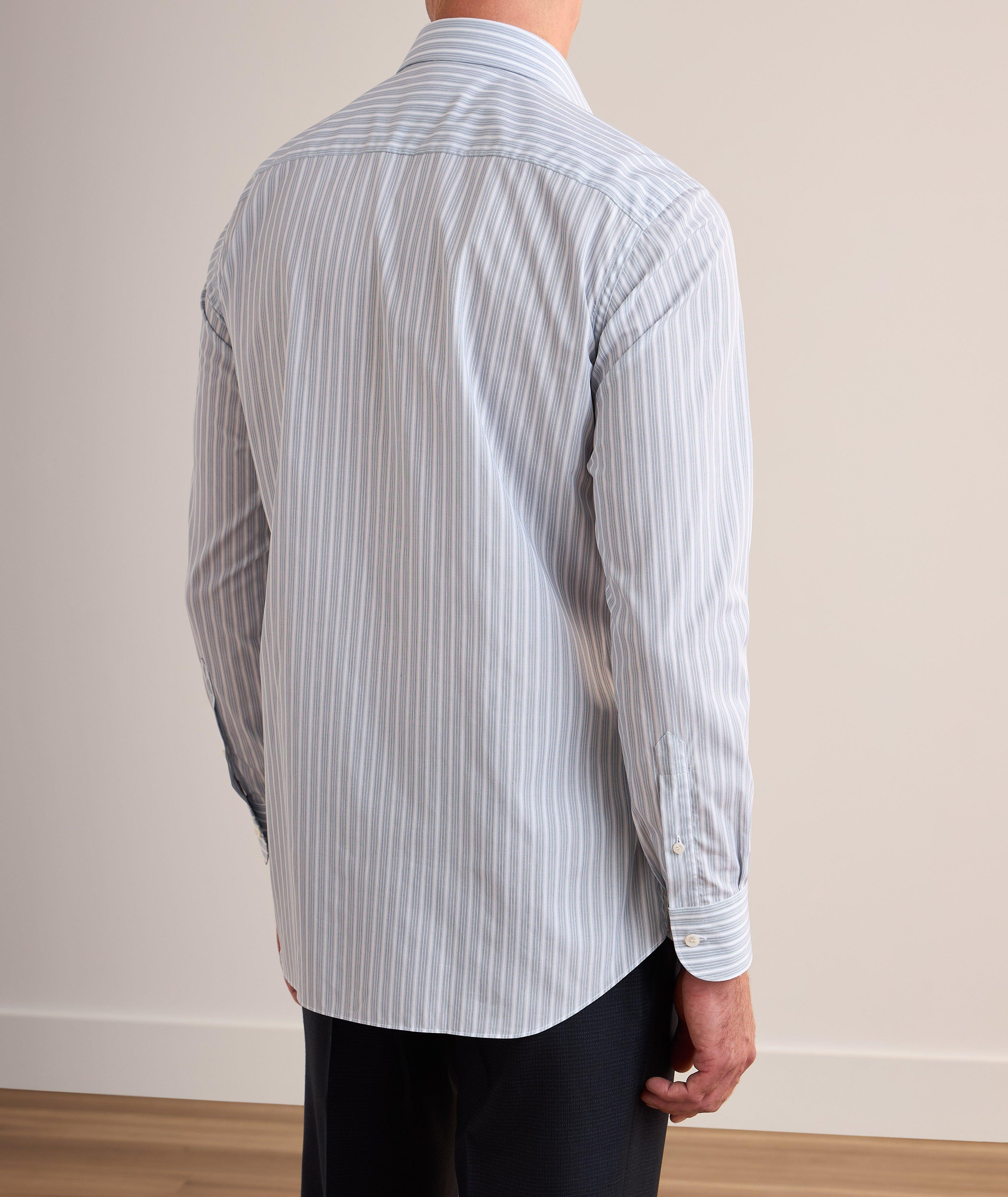 Chemise habillée en coton à rayures image 2