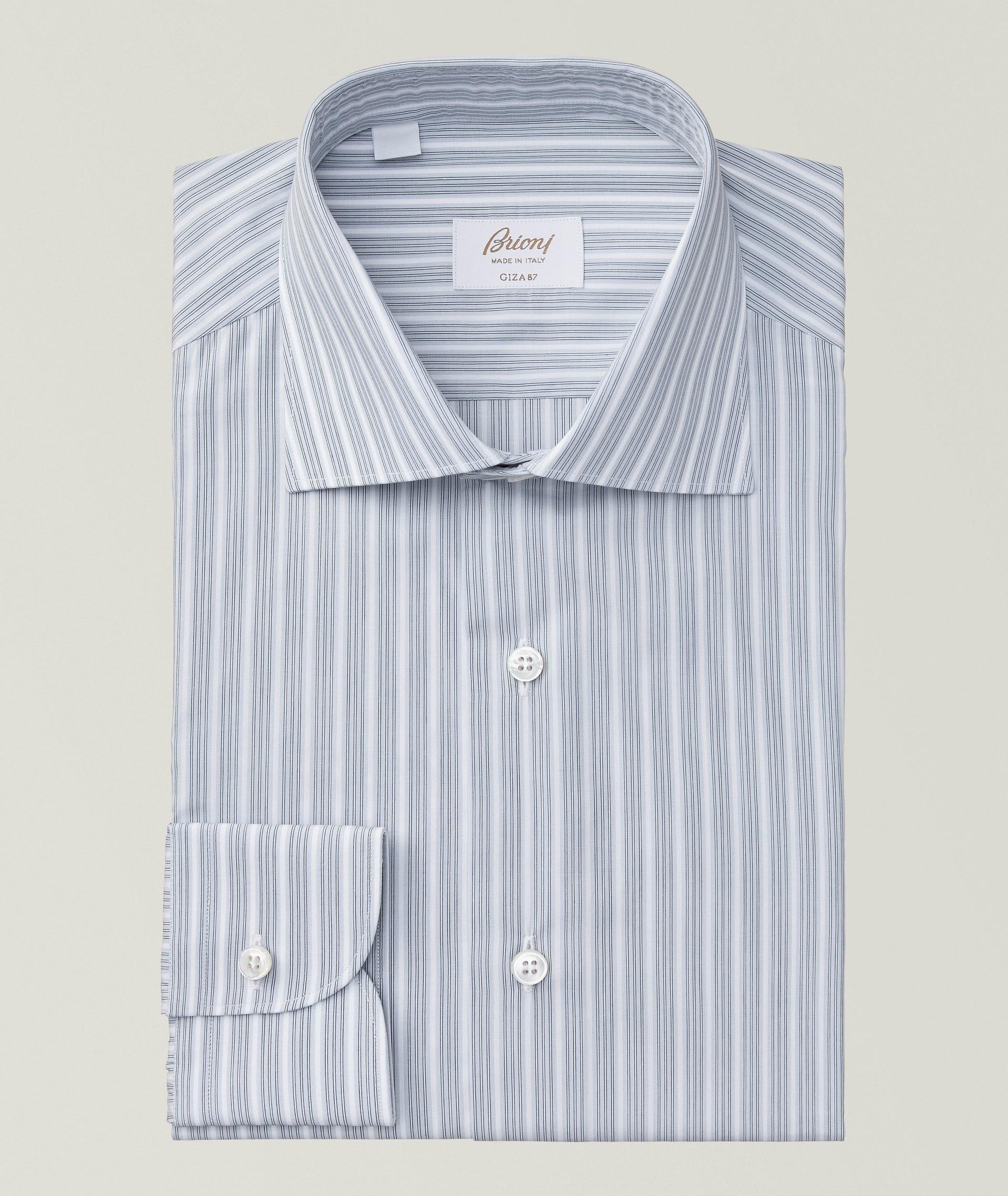 Chemise habillée en coton à rayures image 0