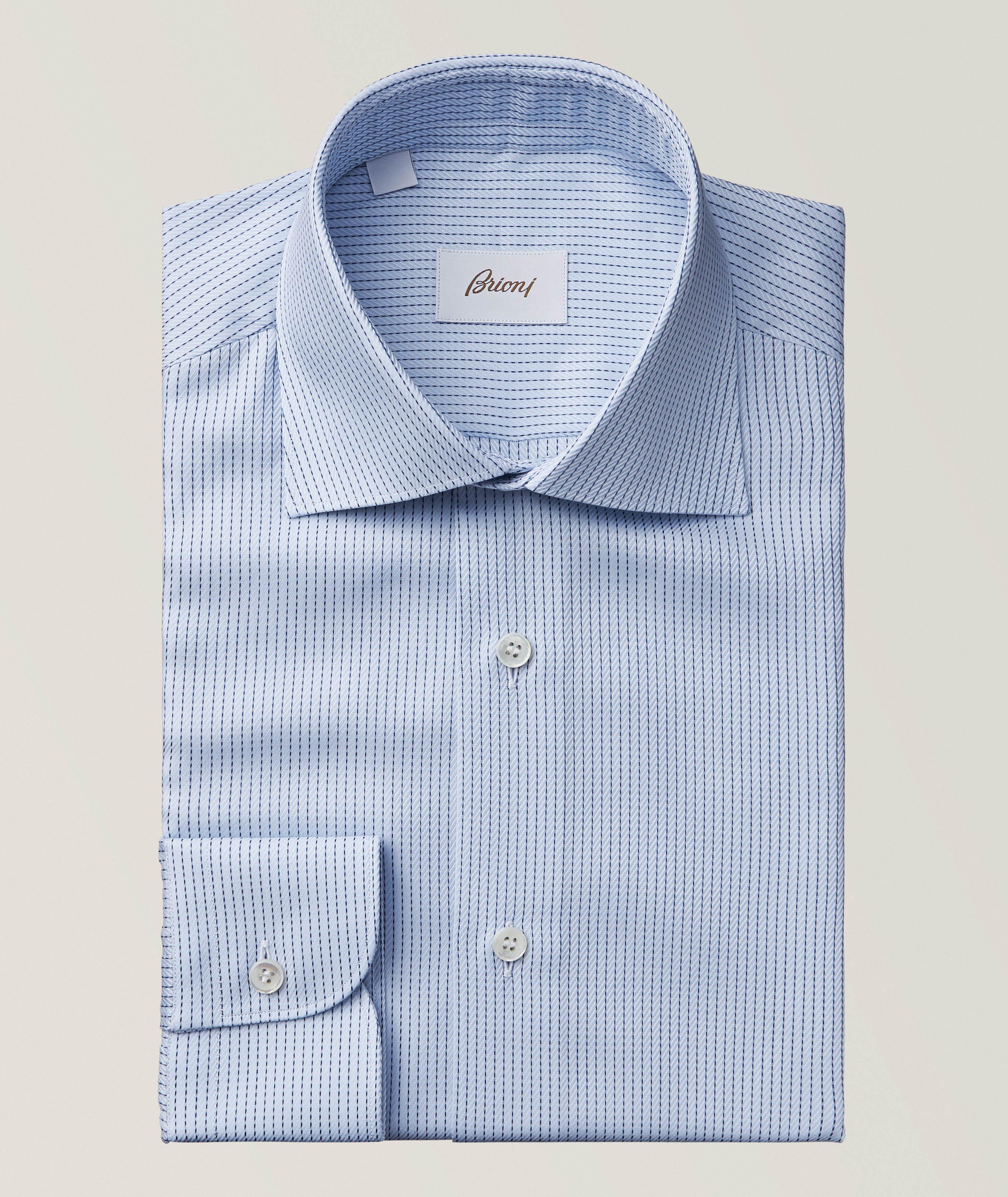 Chemise habillée en coton à rayures image 0