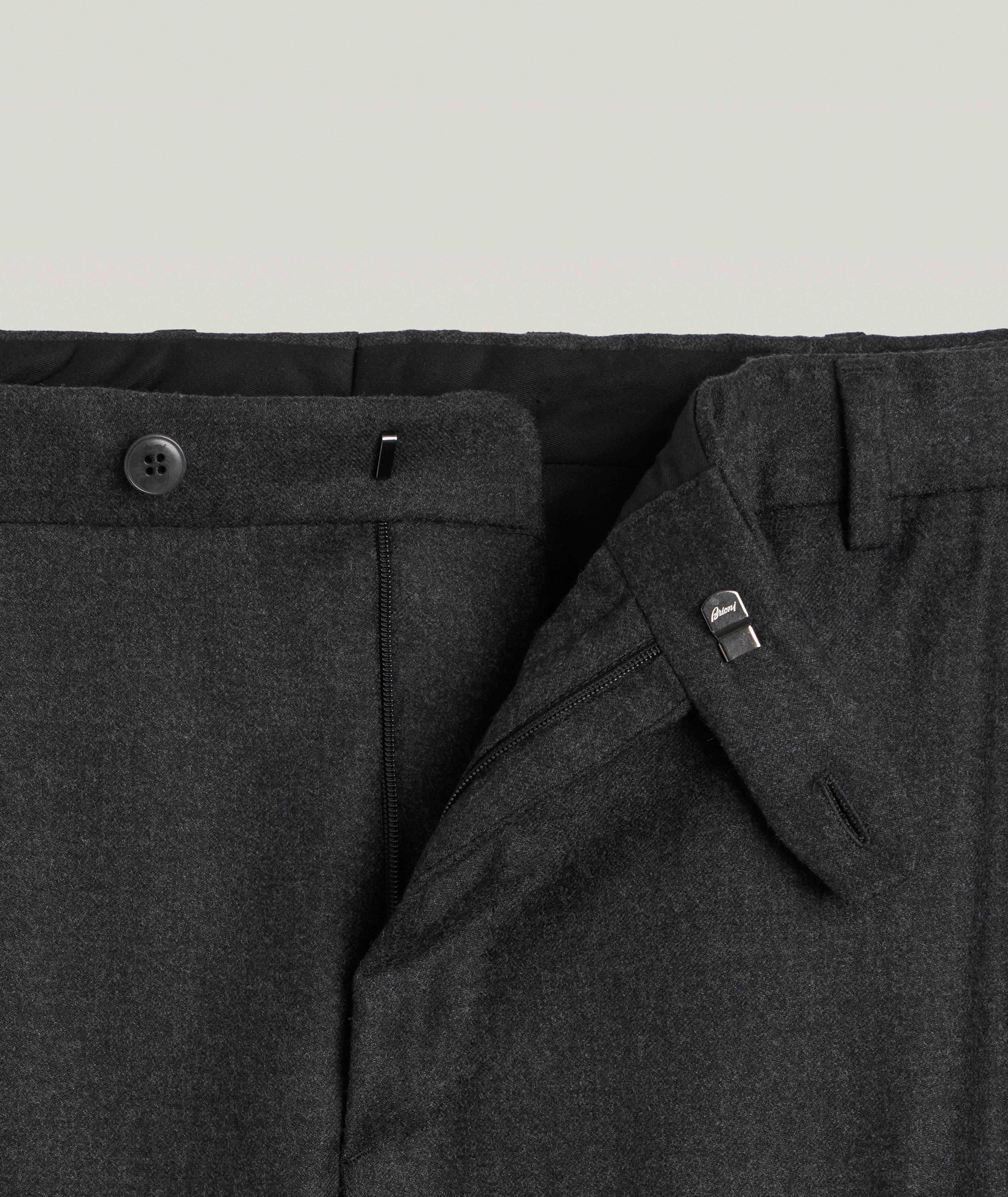 Flat Front Wool Flannel Dress Pants  image 4