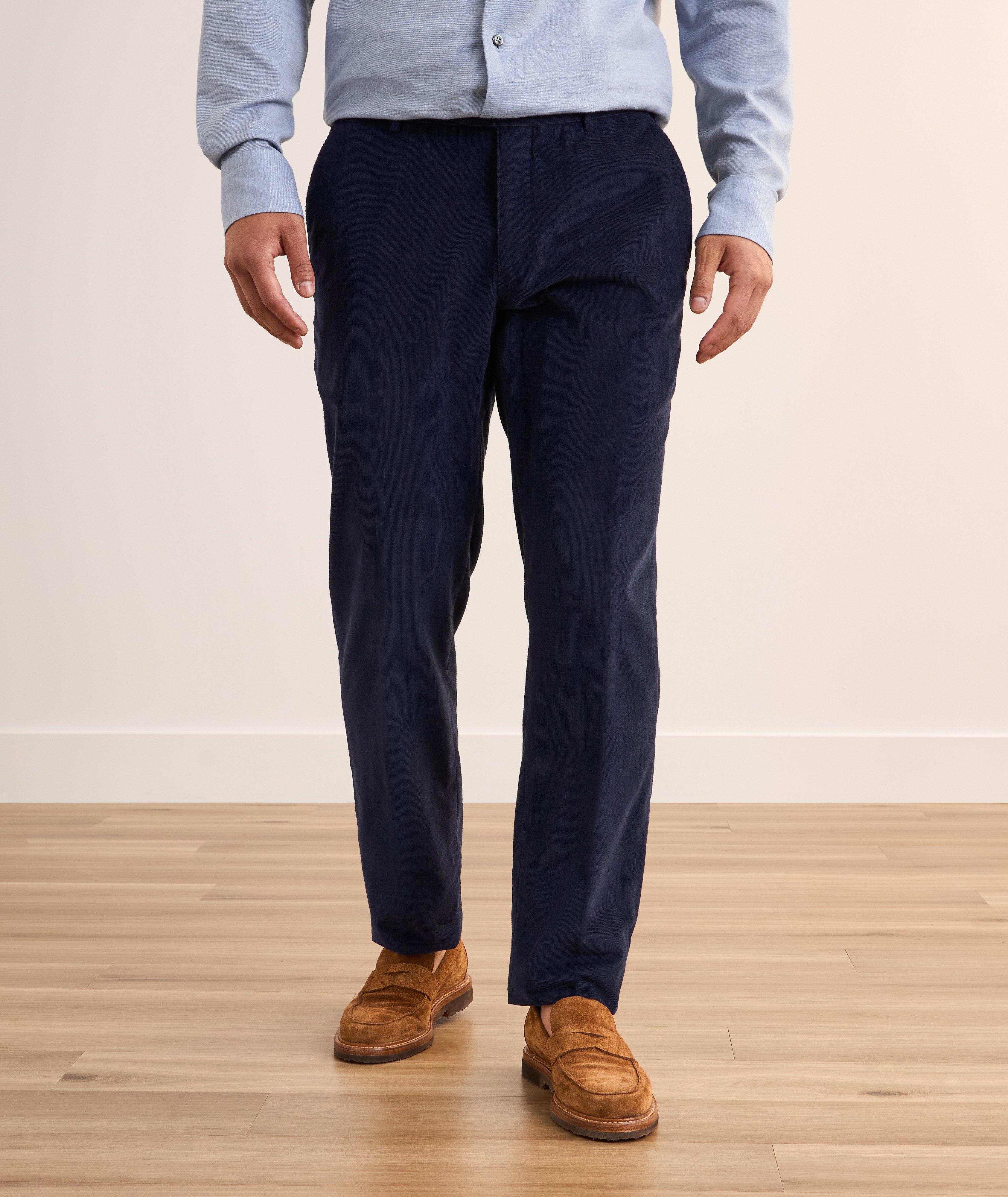 Pianza Fine Corduroy Flat Front Pants  image 1