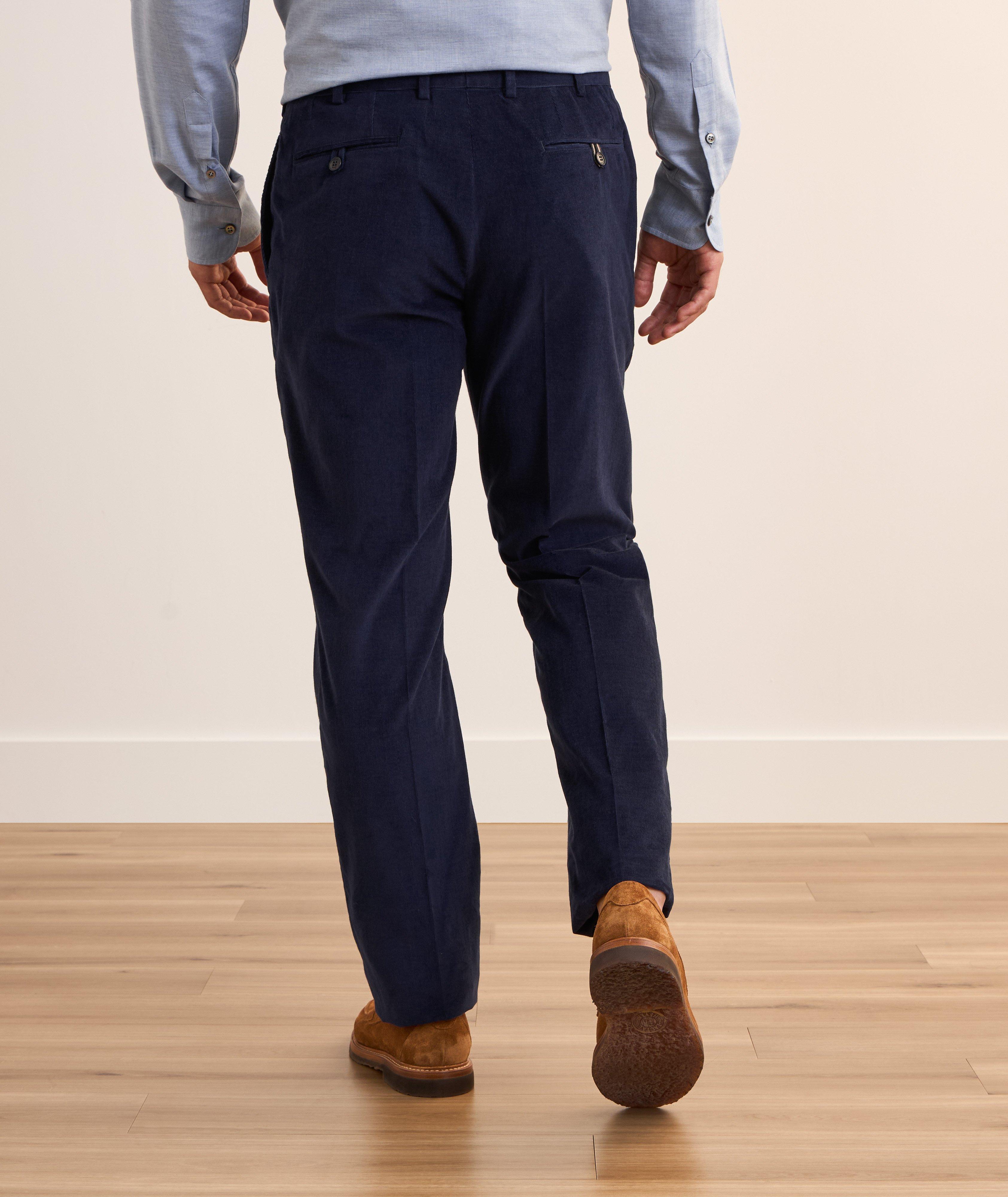 Pianza Fine Corduroy Flat Front Pants  image 3