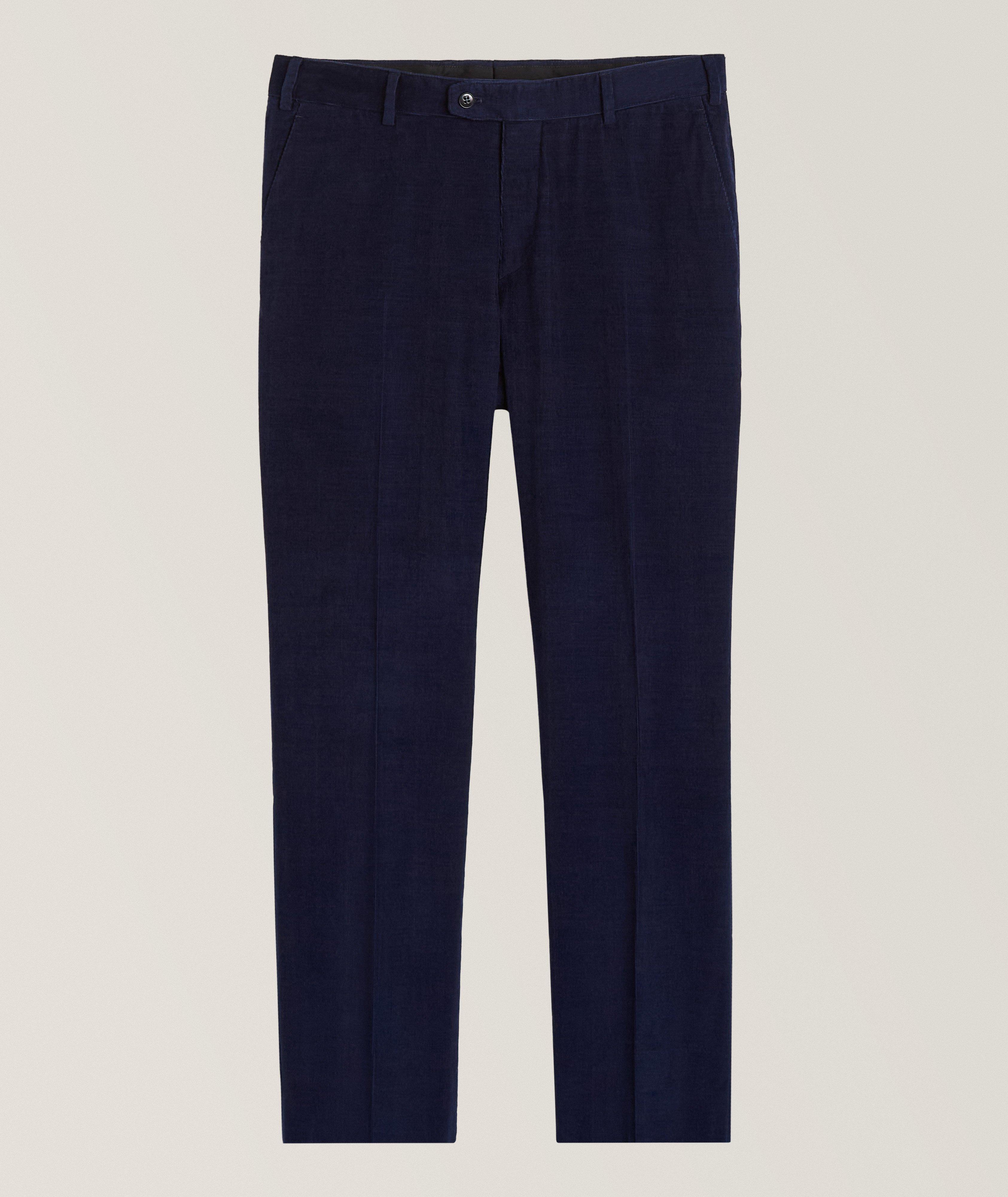 Pianza Fine Corduroy Flat Front Pants  image 0