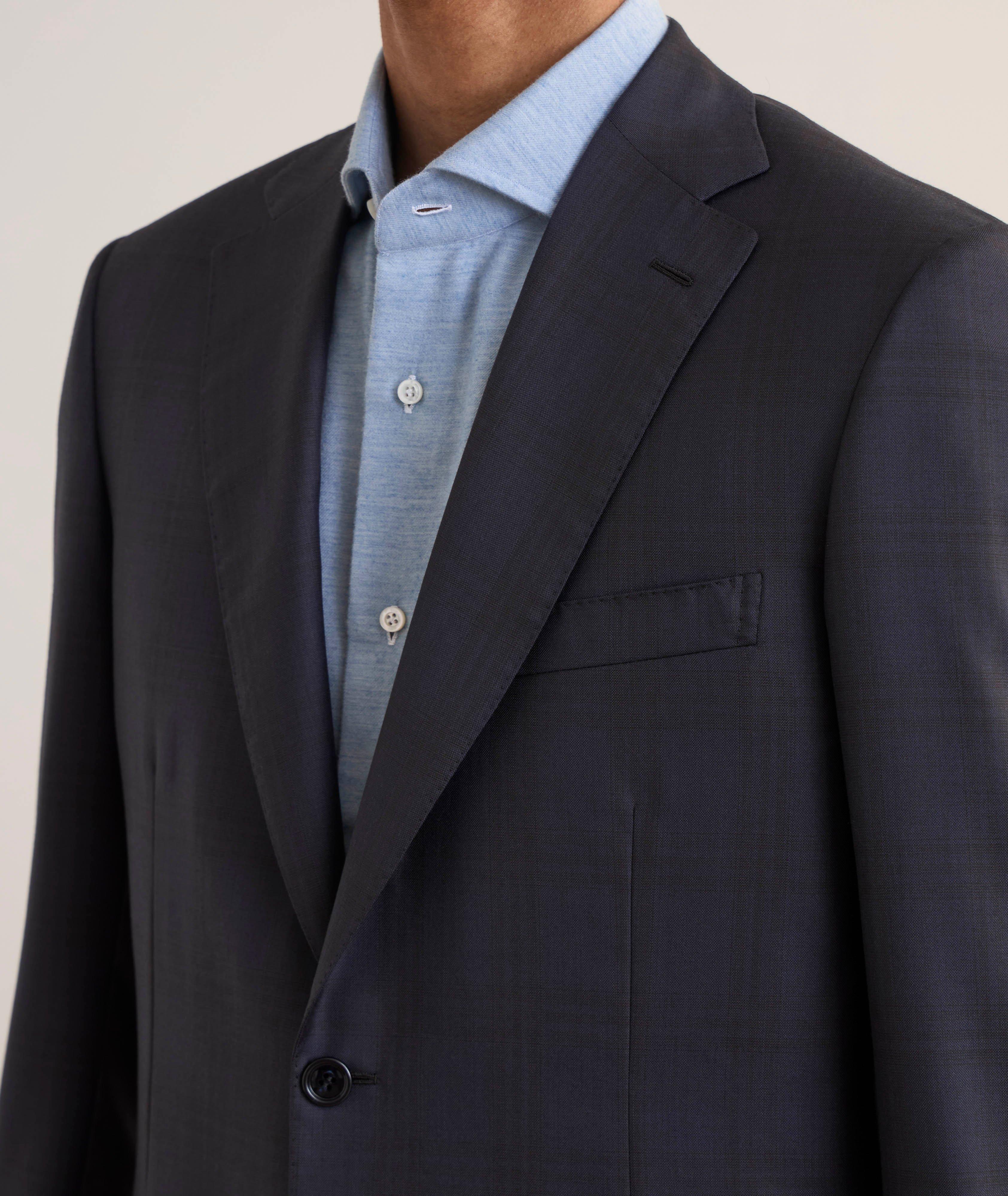 Check Wool-Silk Suit  image 3