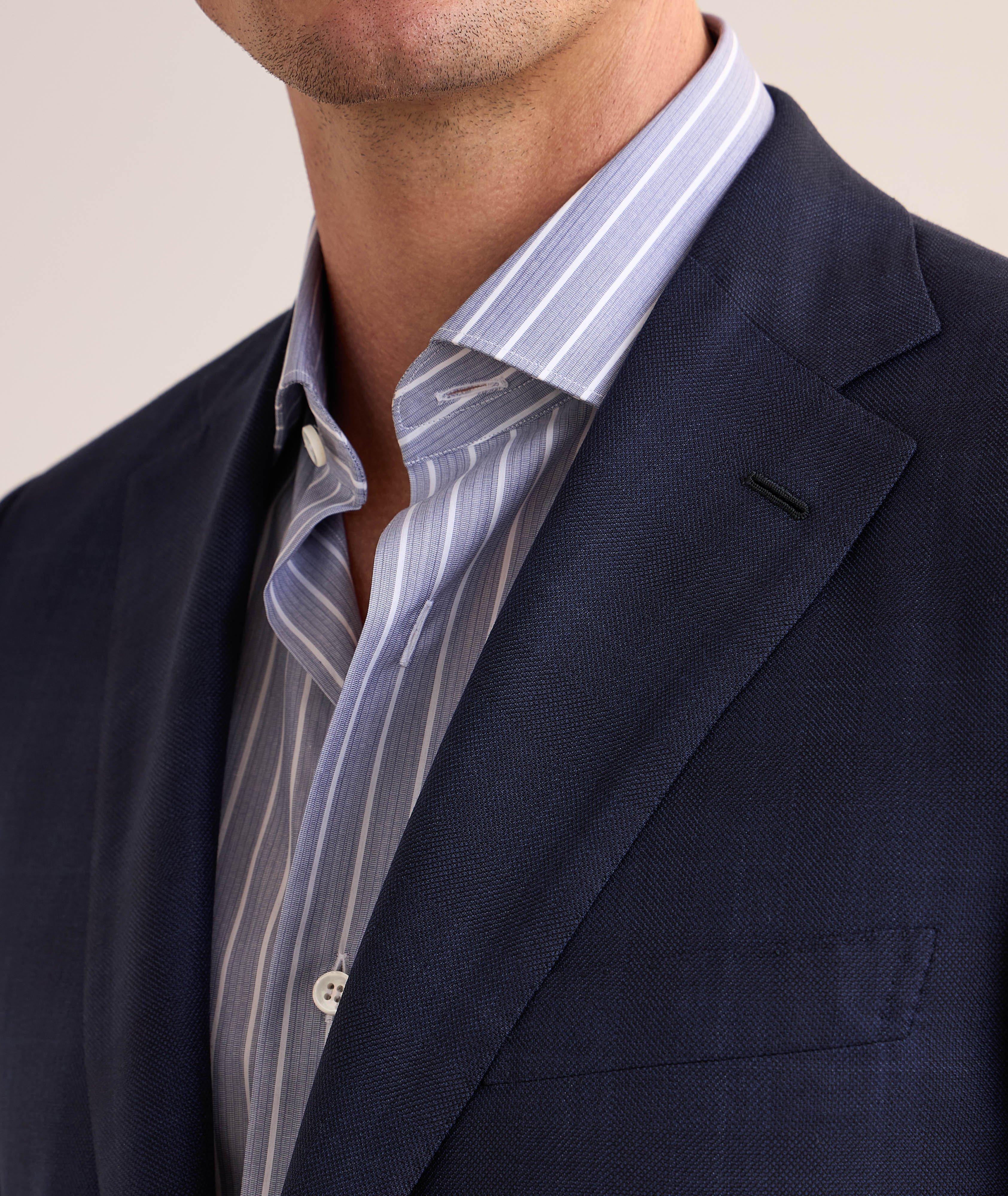 Windowpane Wool-Silk Suit image 3