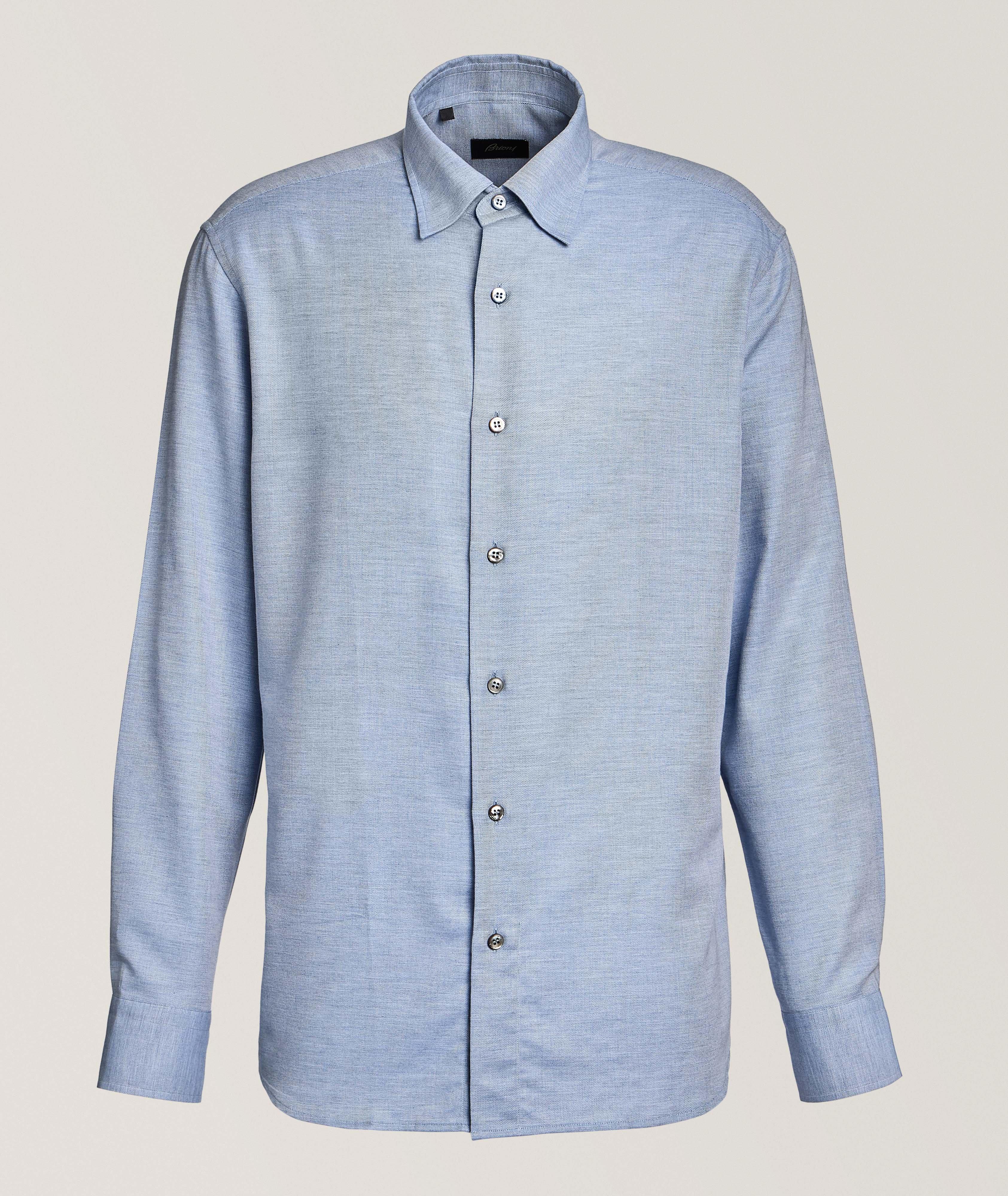 Chemise en twill de coton et de cachemire image 0