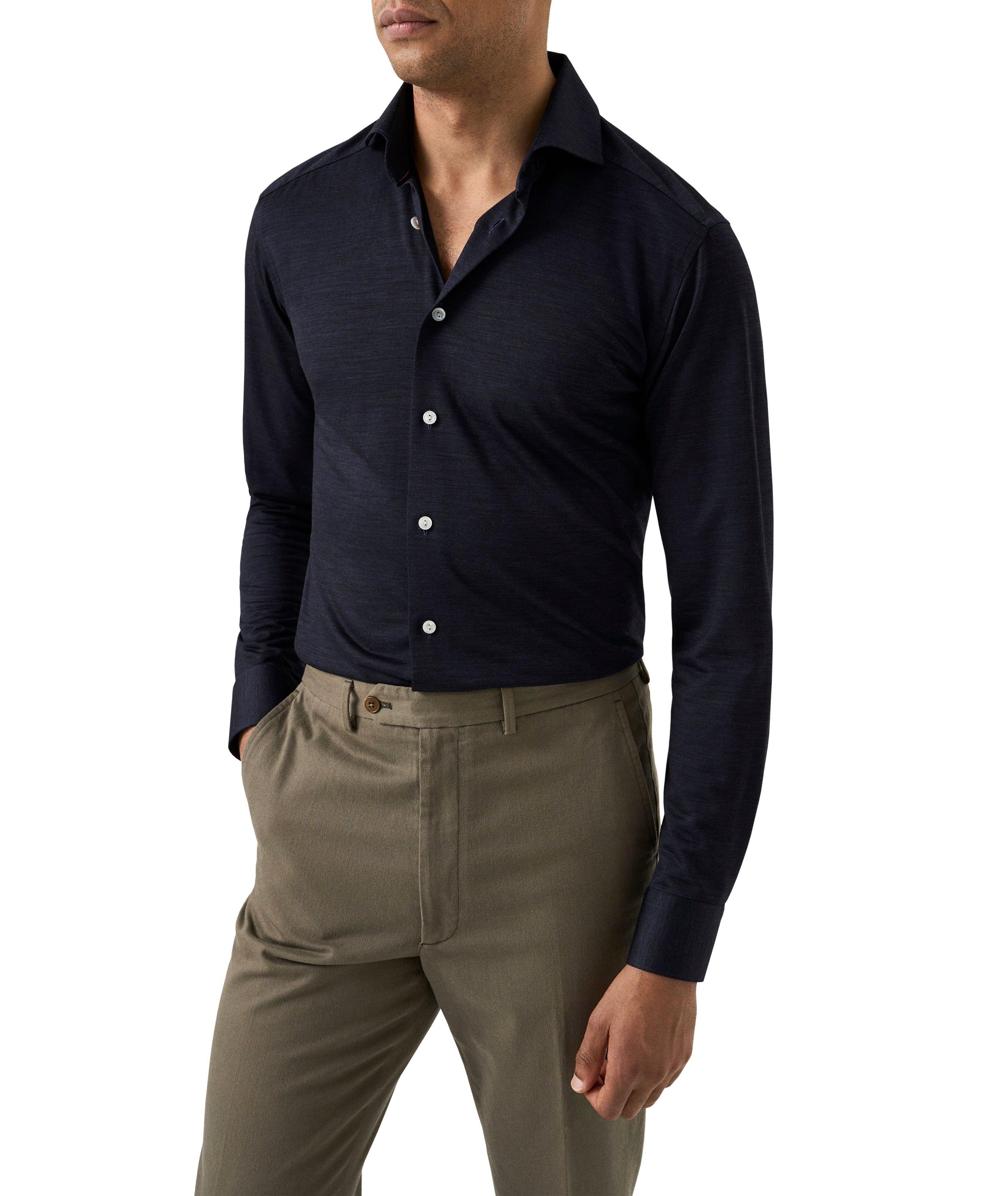 Contemporary-Fit Merino Wool Shirt image 2