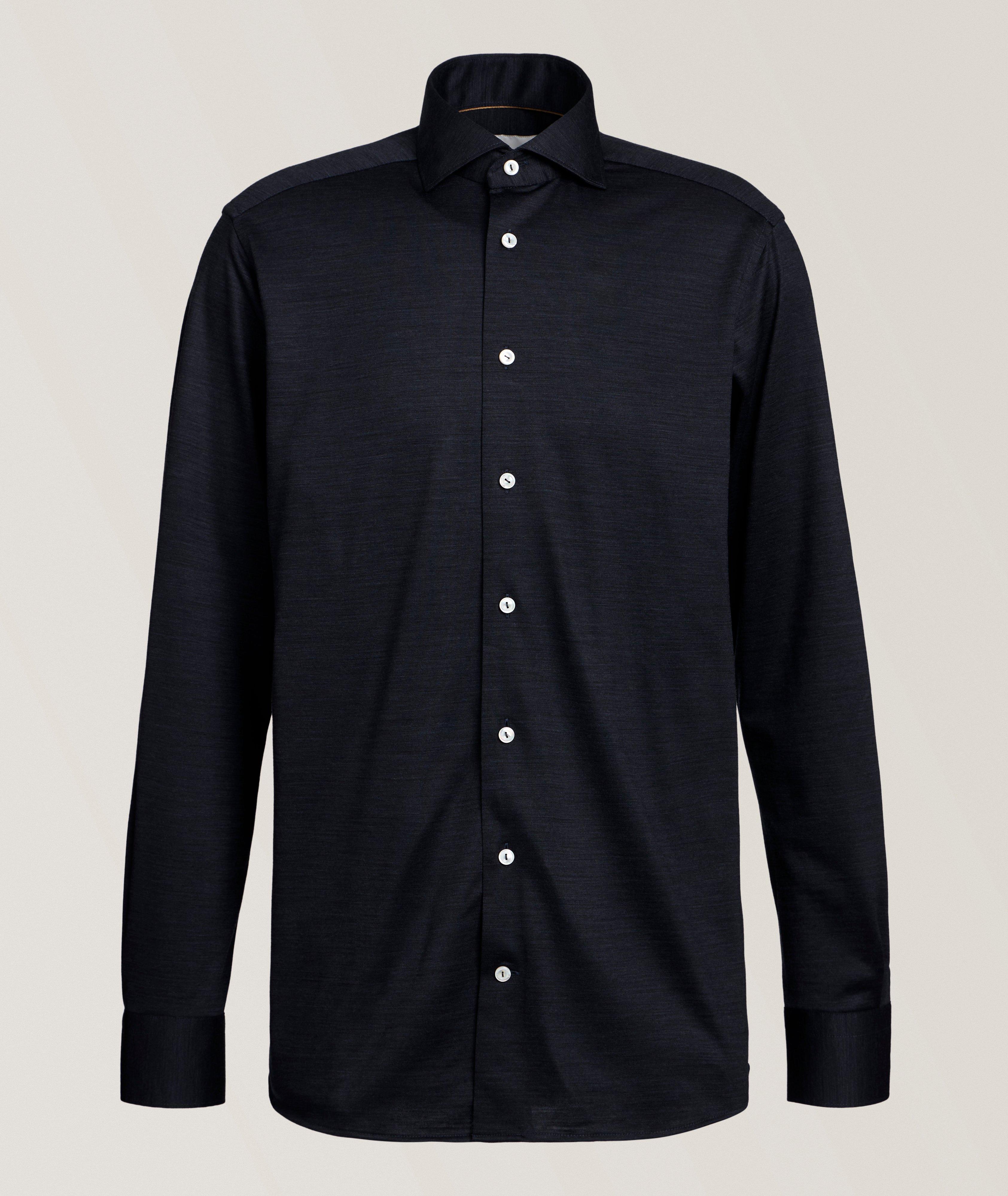 Contemporary-Fit Merino Wool Shirt image 0