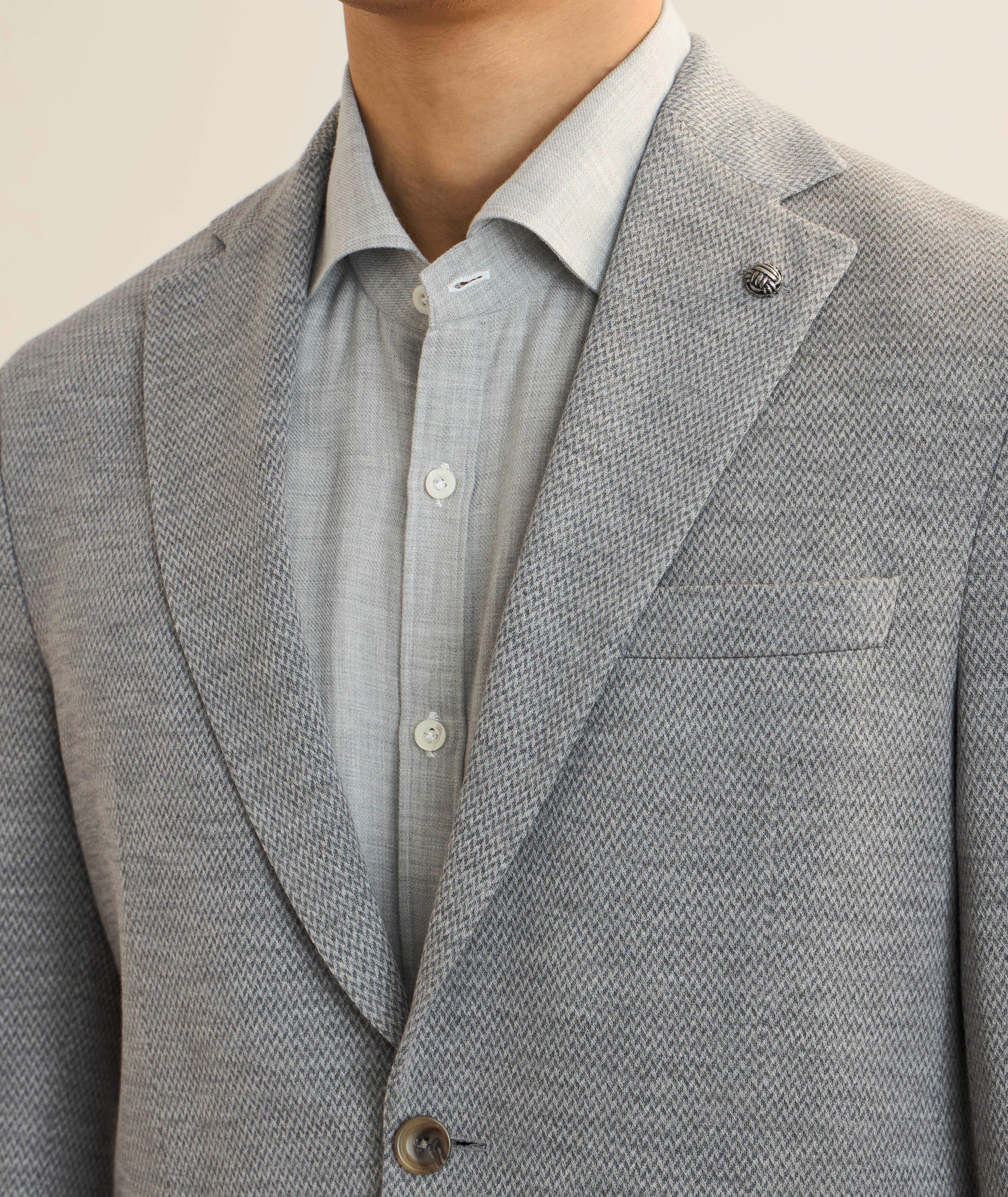 Hartford Herringbone Wool Sport Jacket image 3