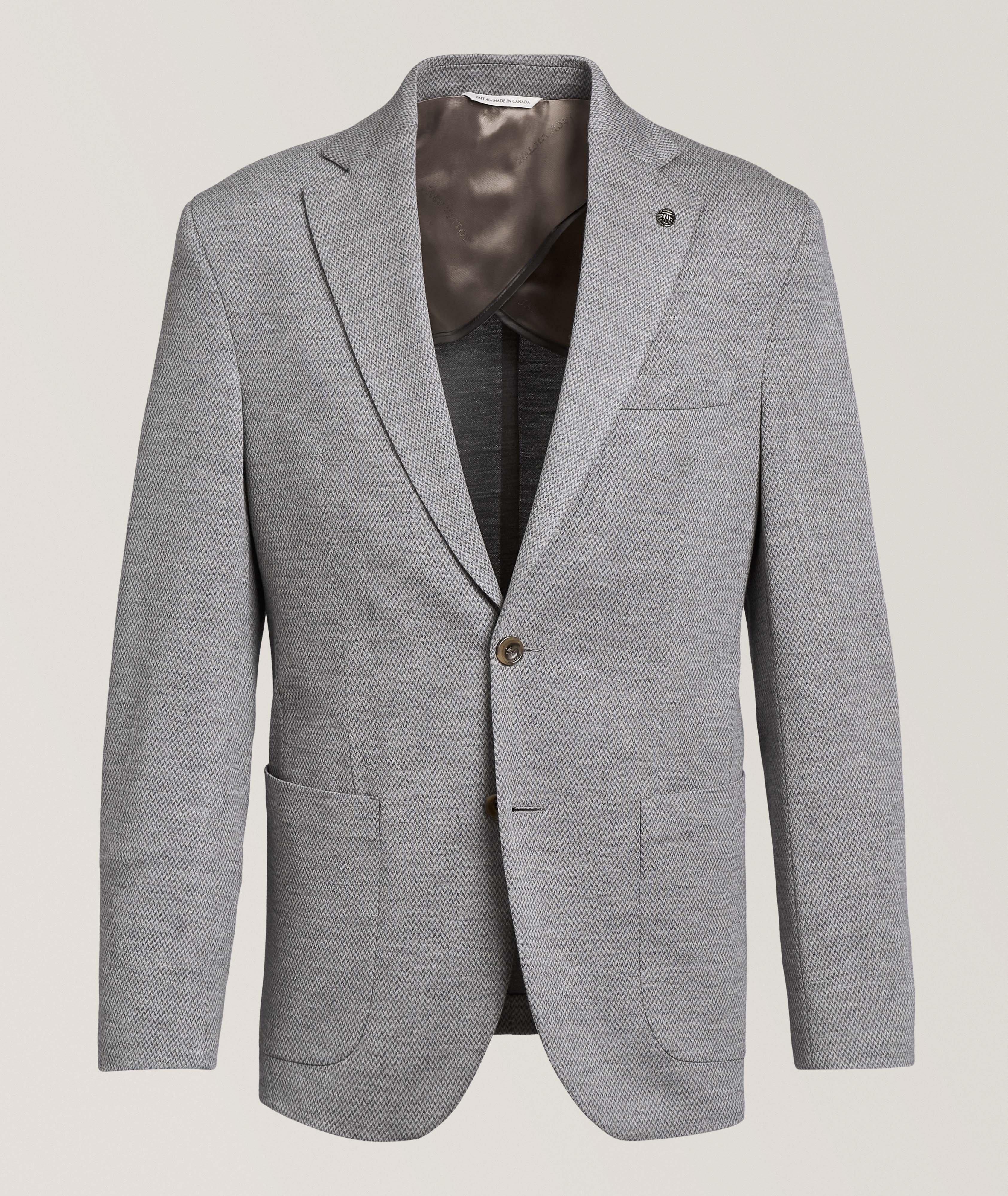 Hartford Herringbone Wool Sport Jacket image 0