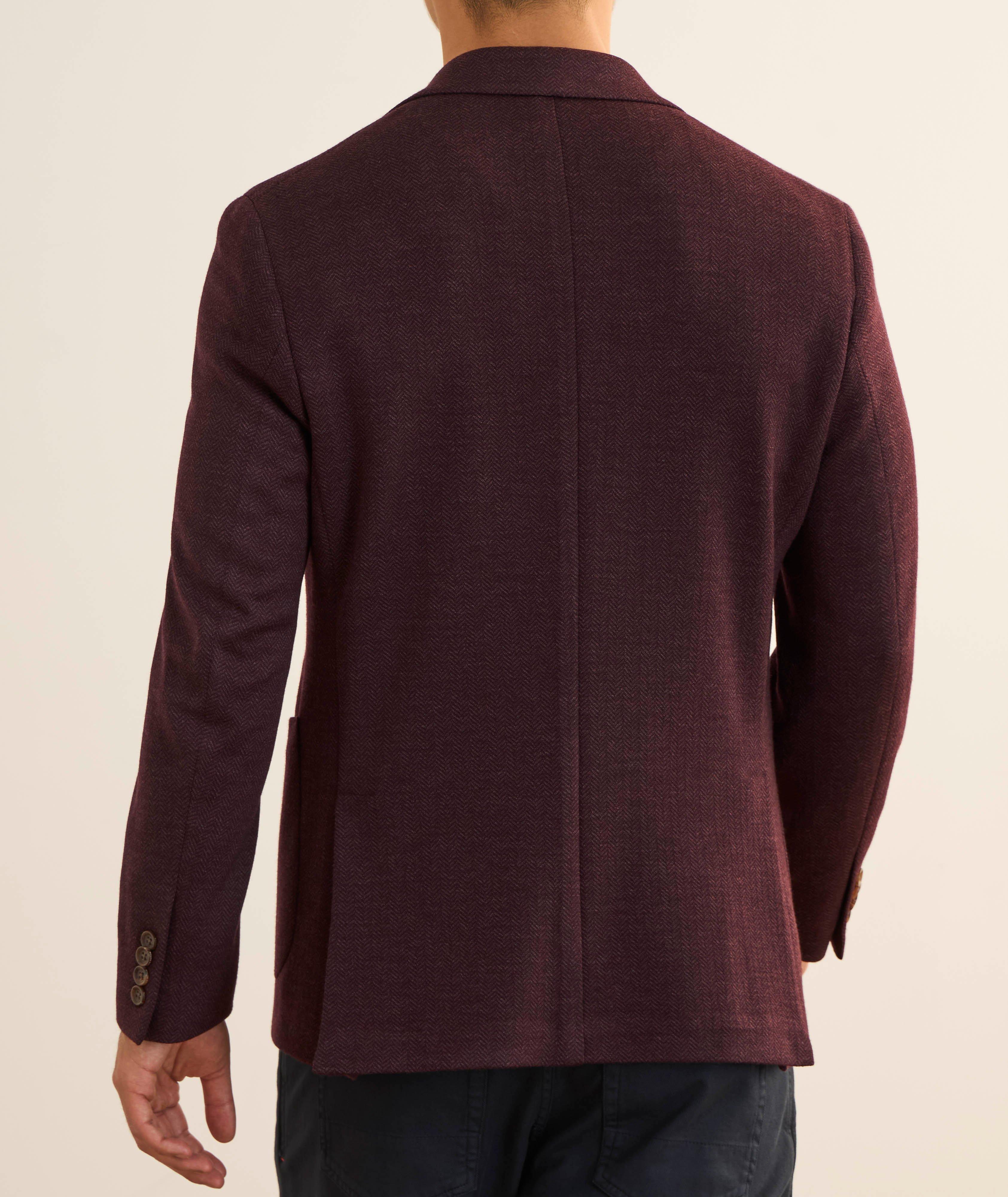 Hartford Herringbone Wool Sport Jacket image 2