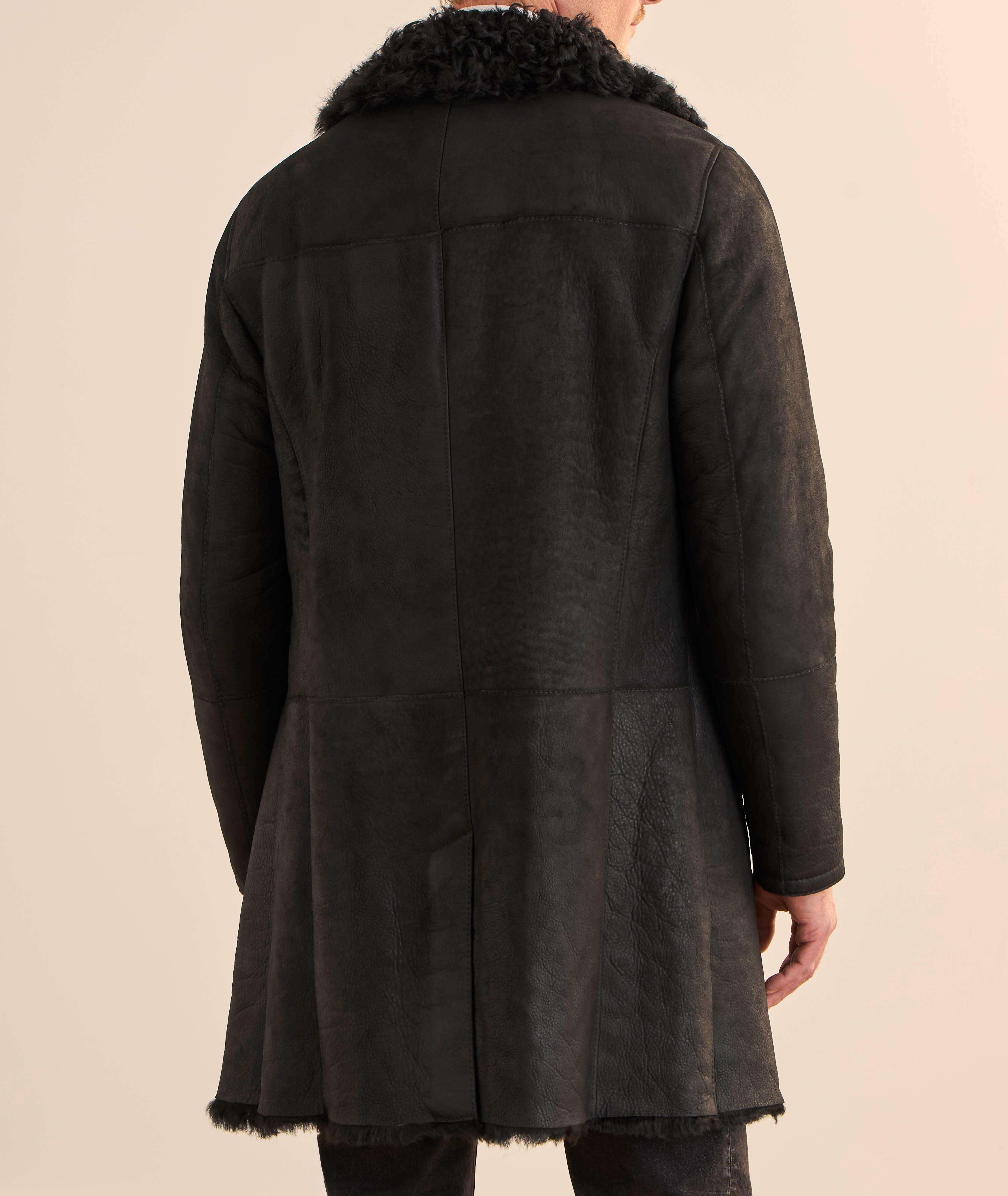 Pyramid Curly Shearling Leather Jacket image 2