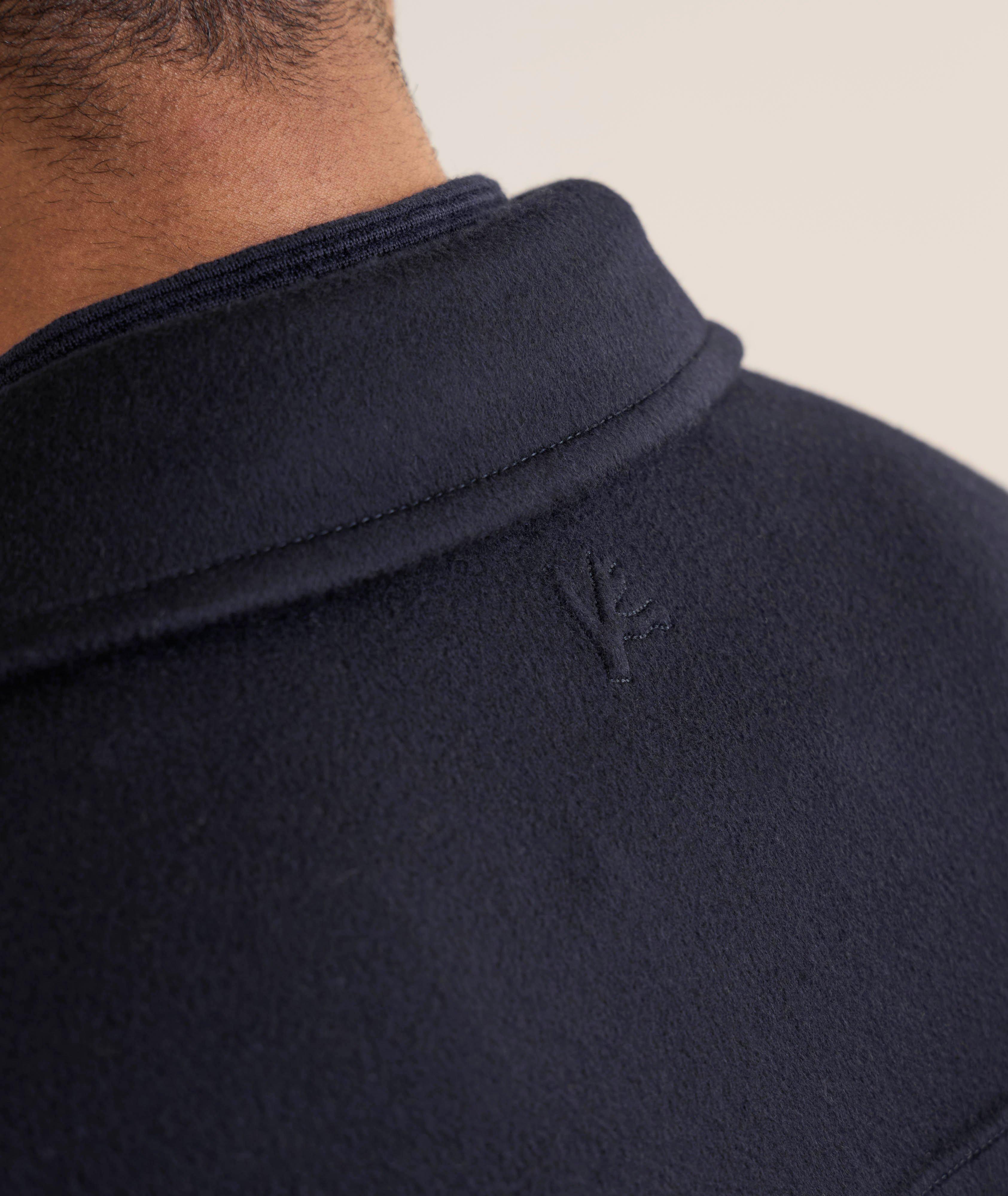 Blouson en cachemire à glissière image 3