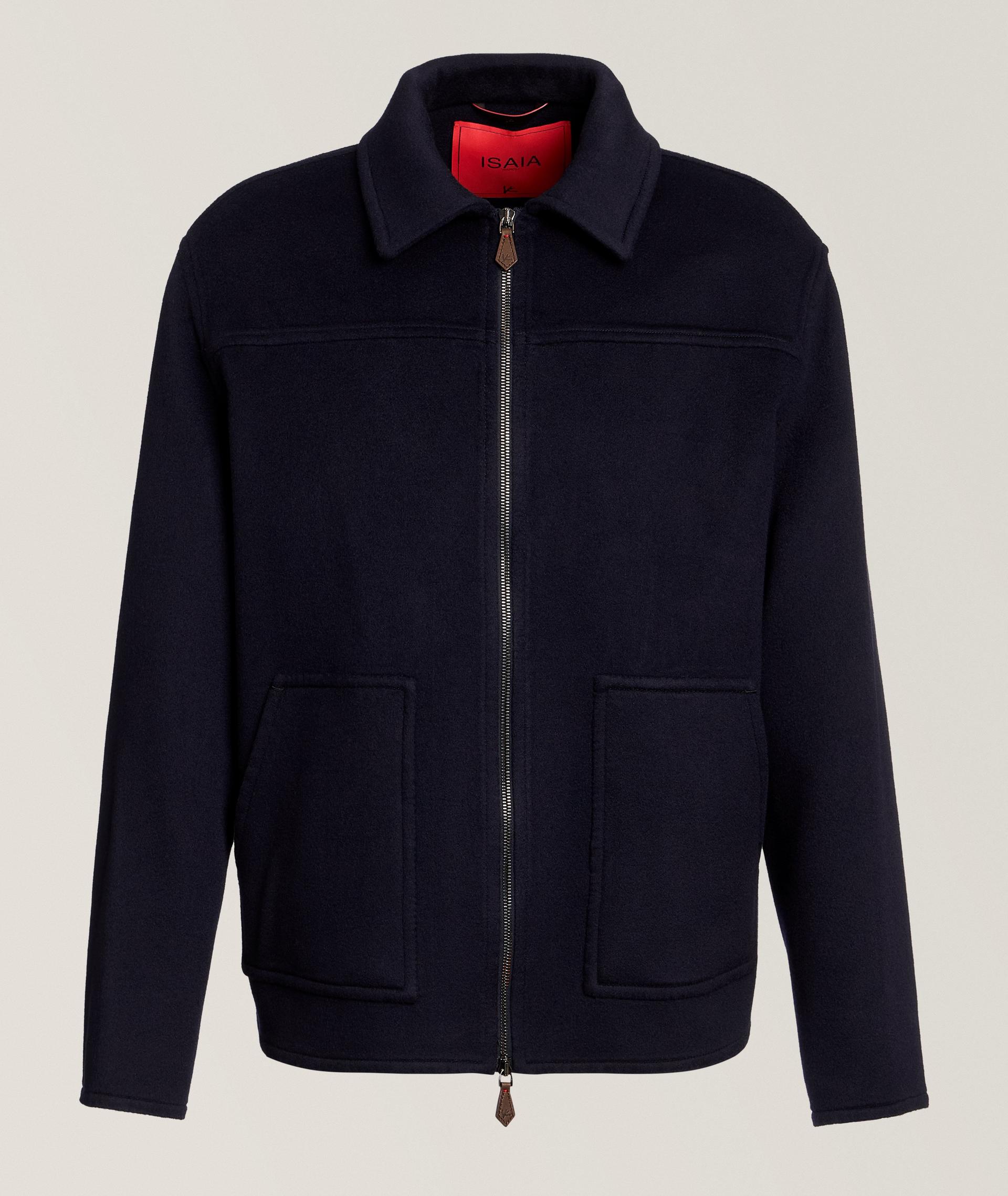Cashmere Zip-Up Bomber image 0