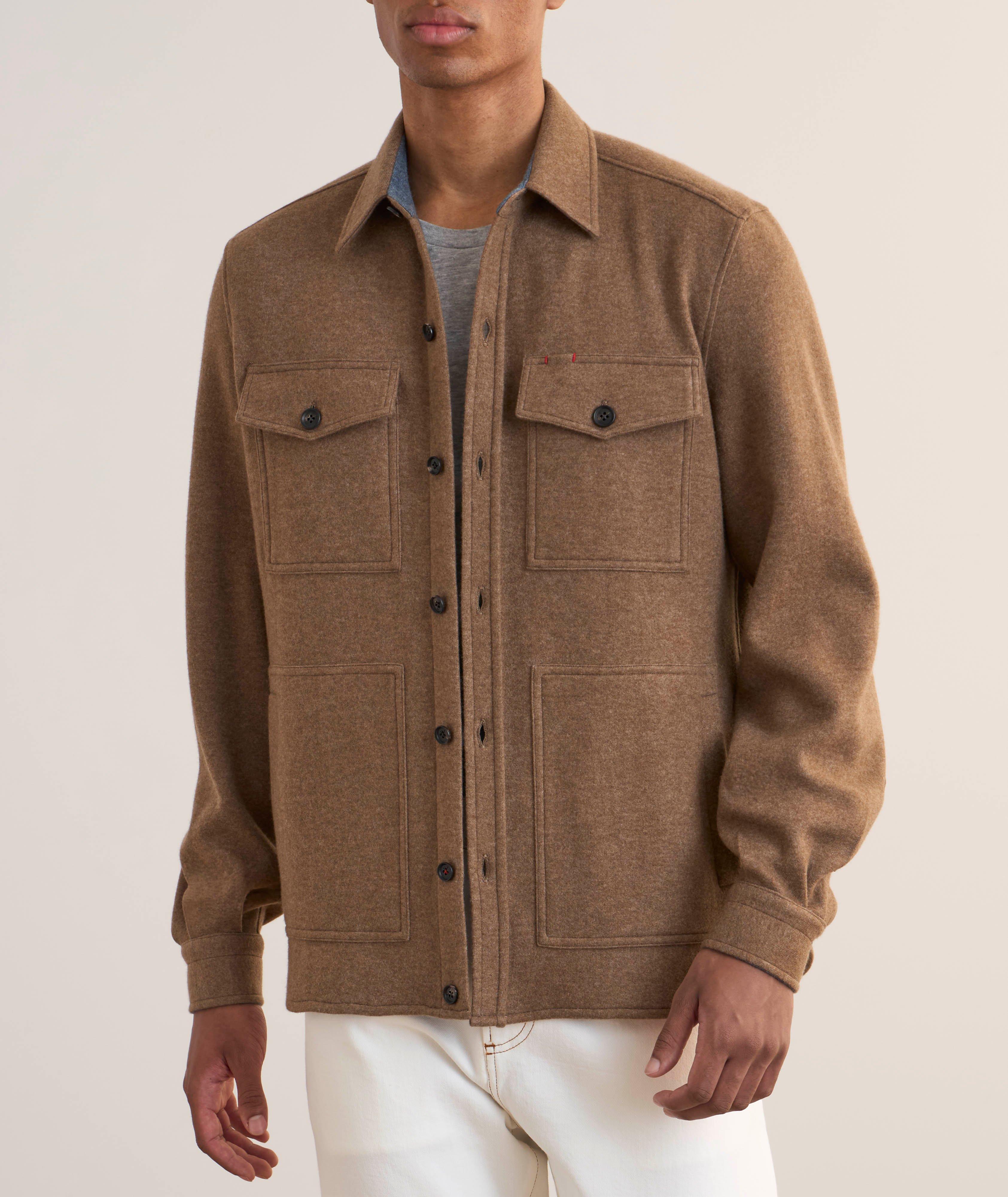 Double Face Cashmere Overshirt image 1