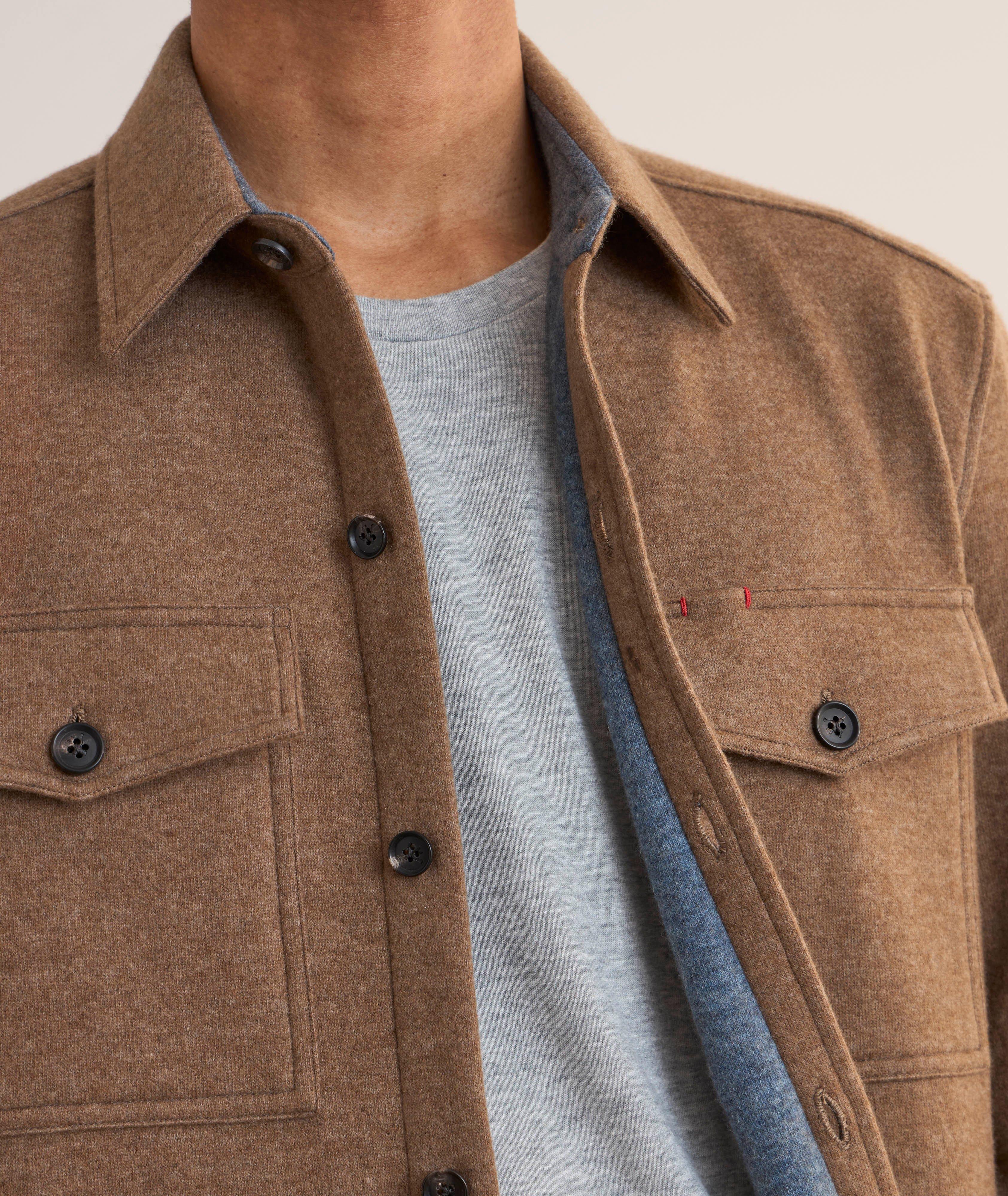 Double Face Cashmere Overshirt image 3