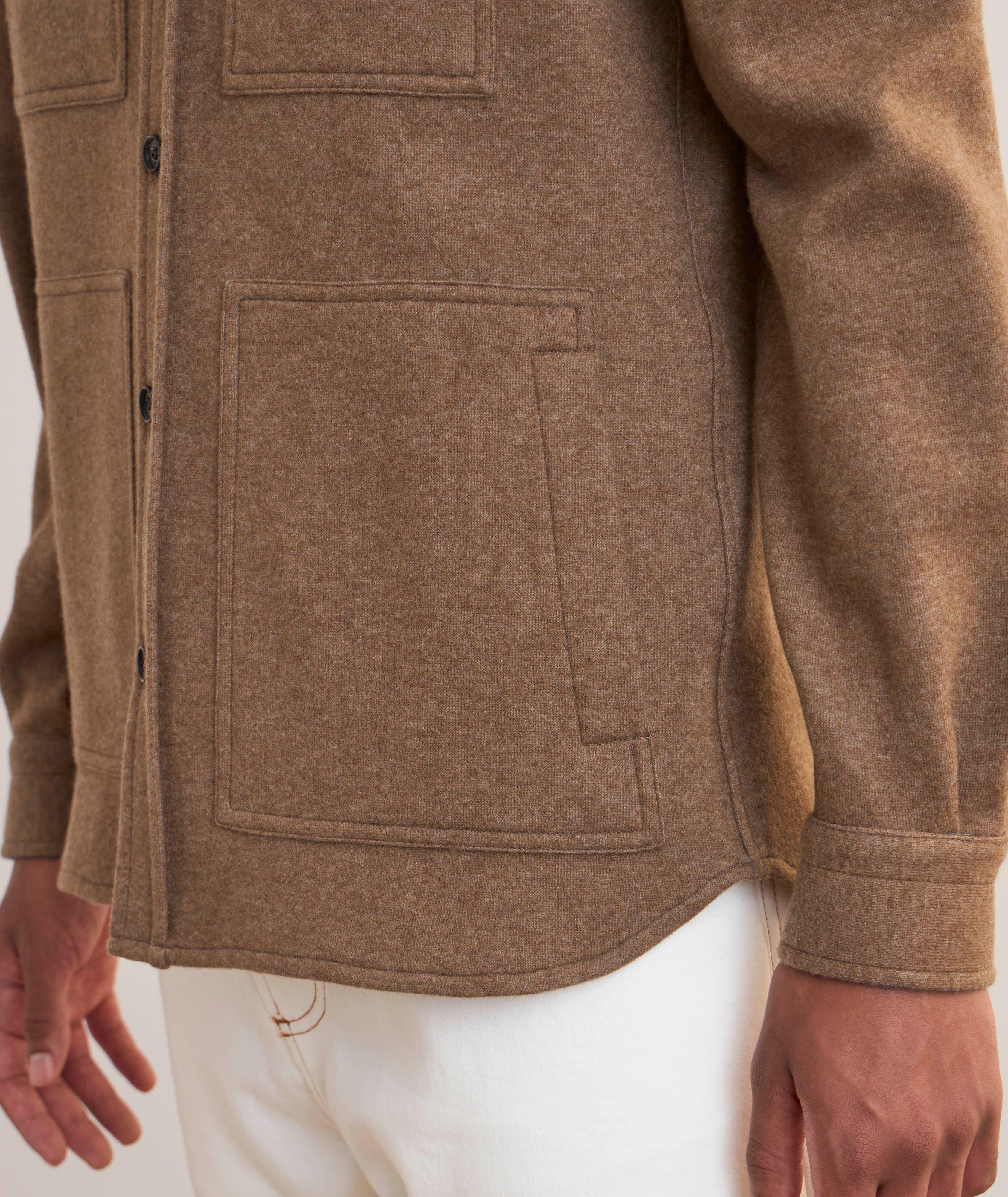 Double Face Cashmere Overshirt image 4