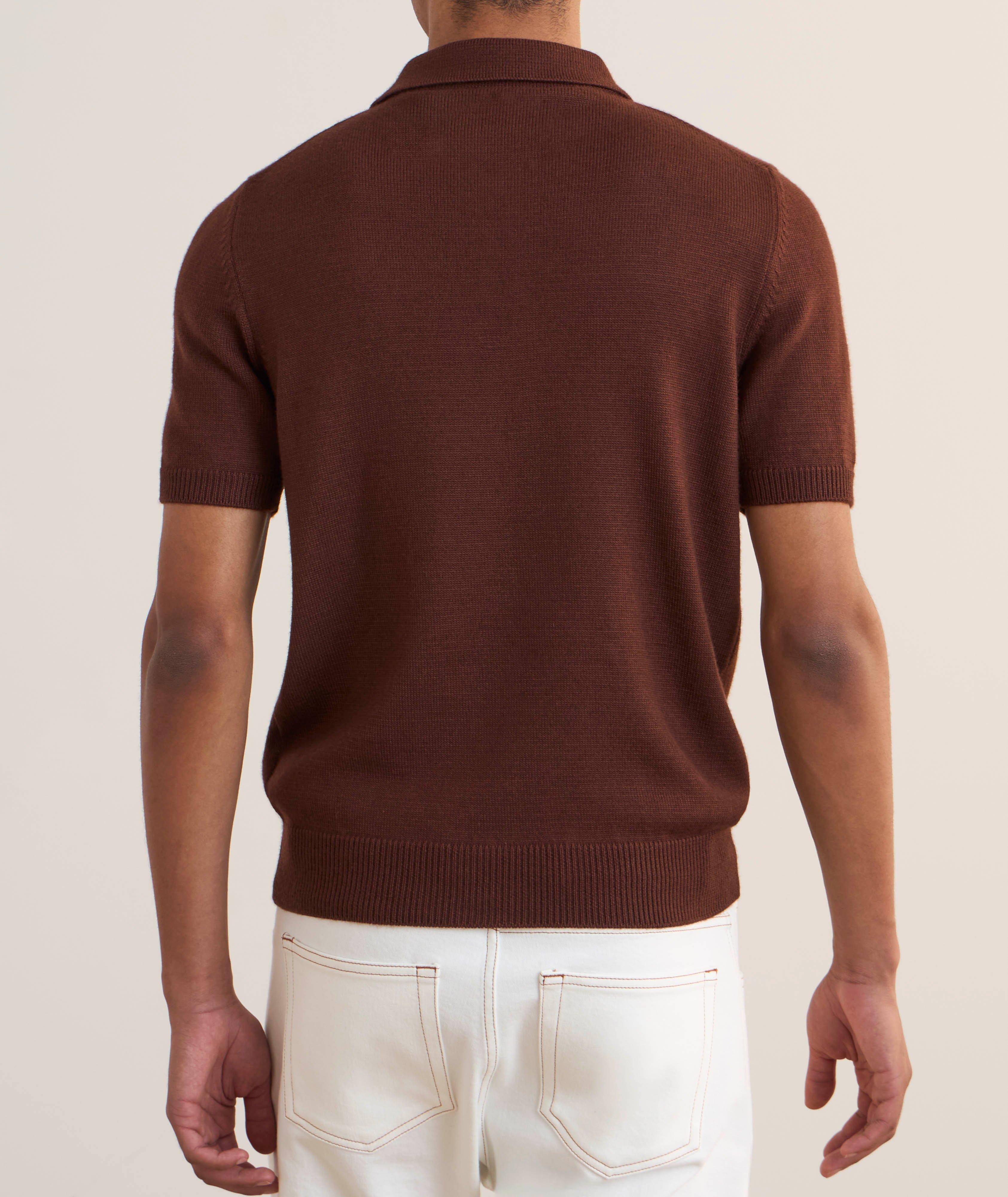 Cashmere-Silk Knit Polo  image 2