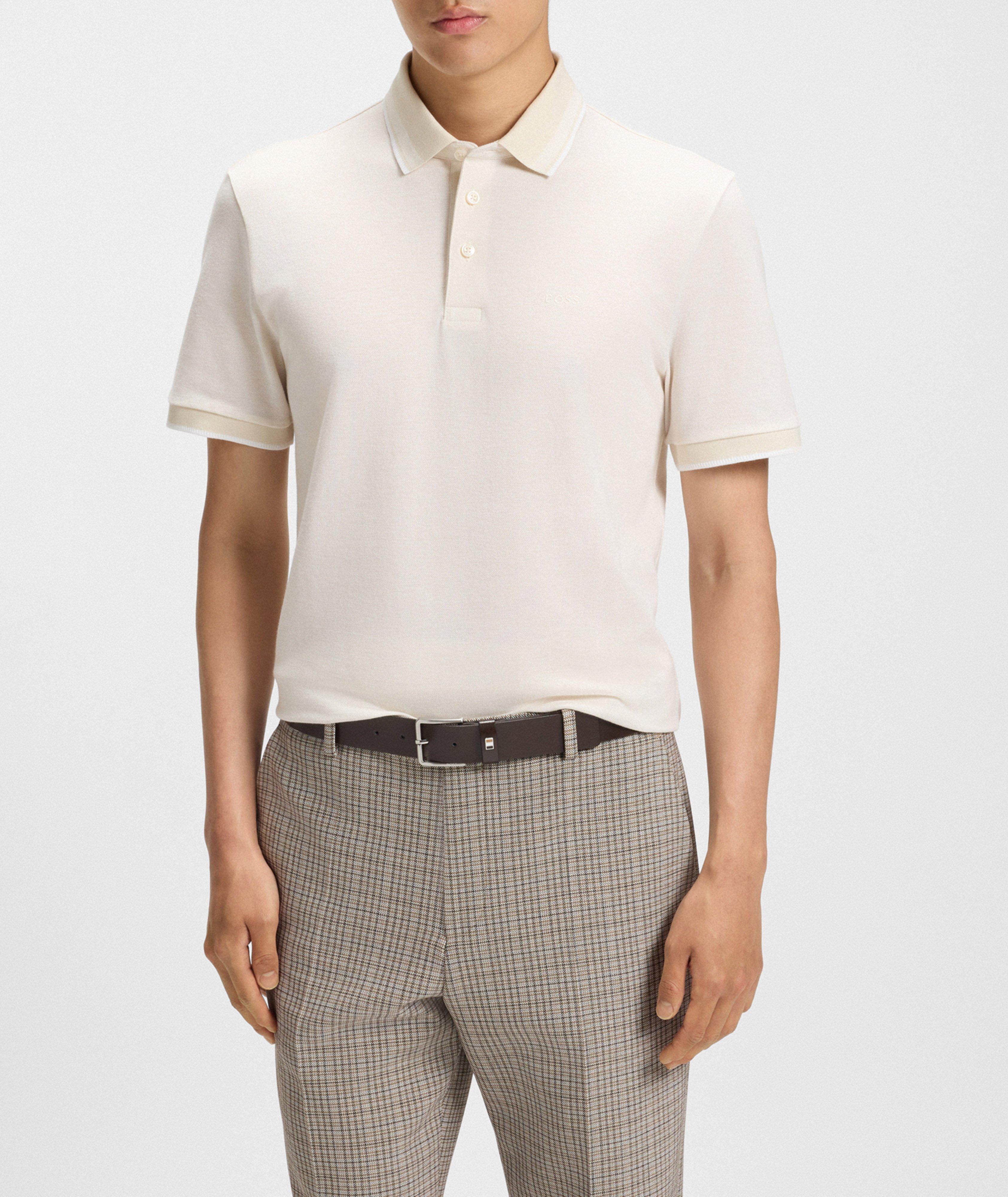 Oxford Piqué Tipped Polo  image 1