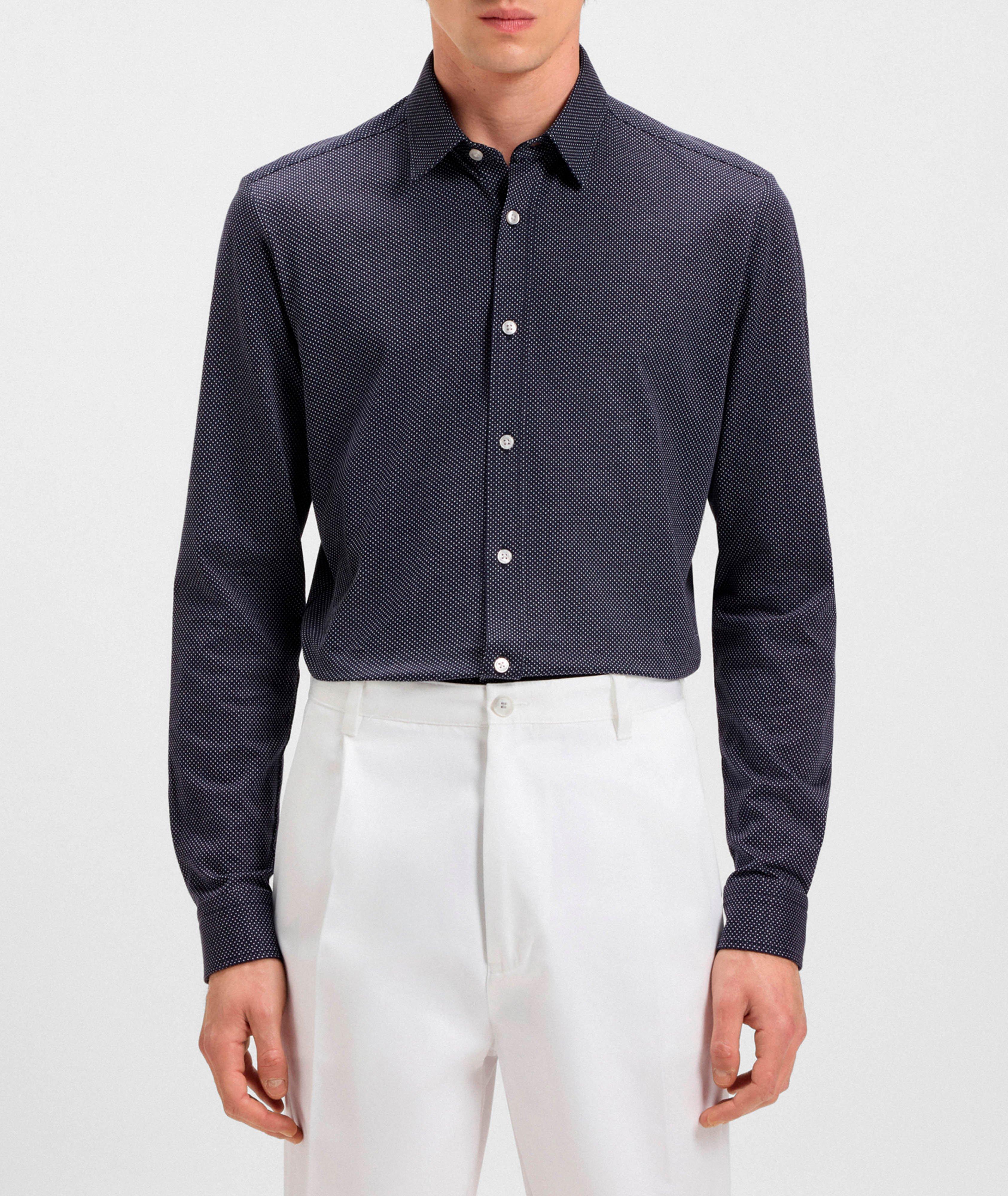 Roan Slim-Fit Jersey Dobby Shirt image 1
