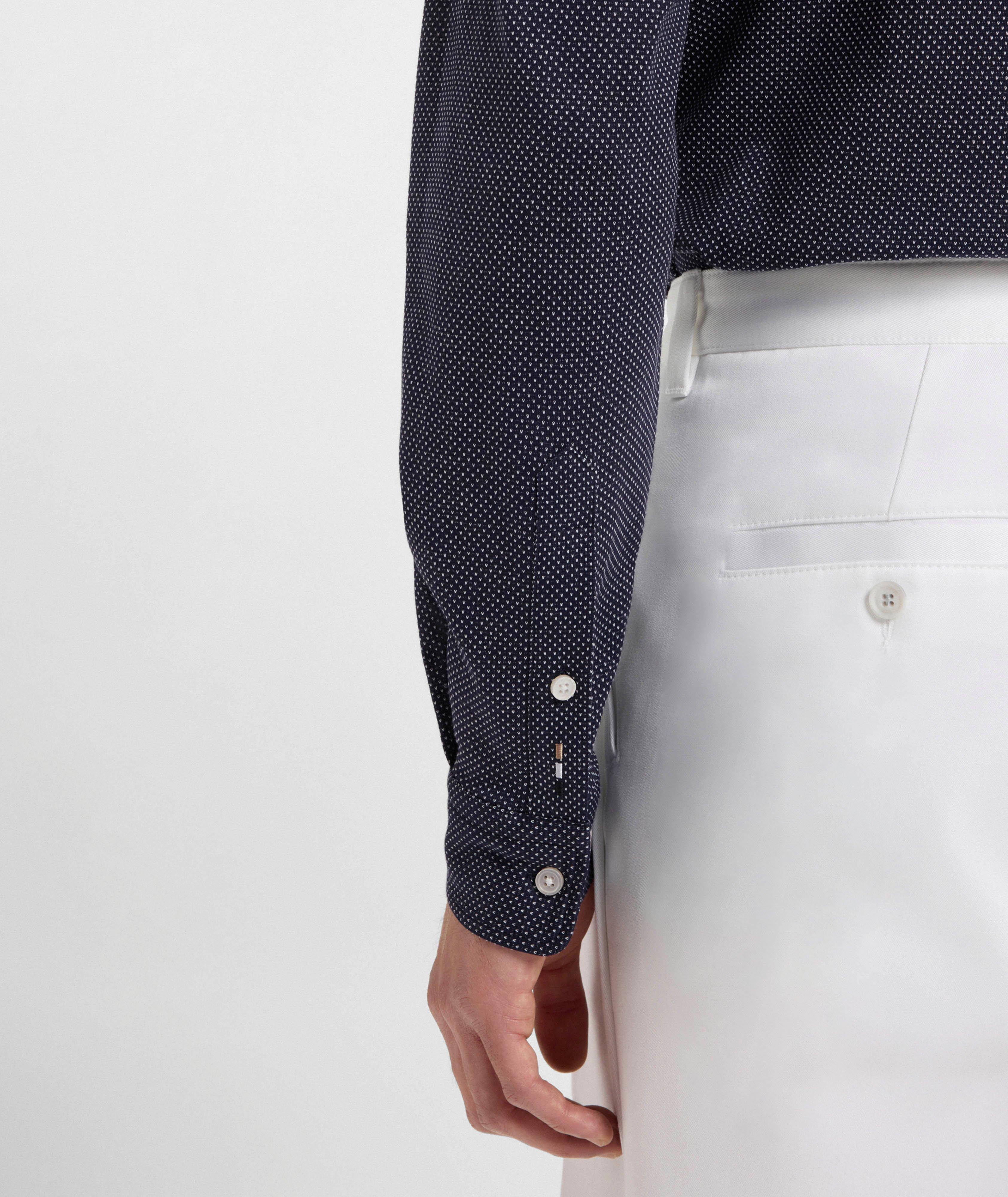 Roan Slim-Fit Jersey Dobby Shirt image 4