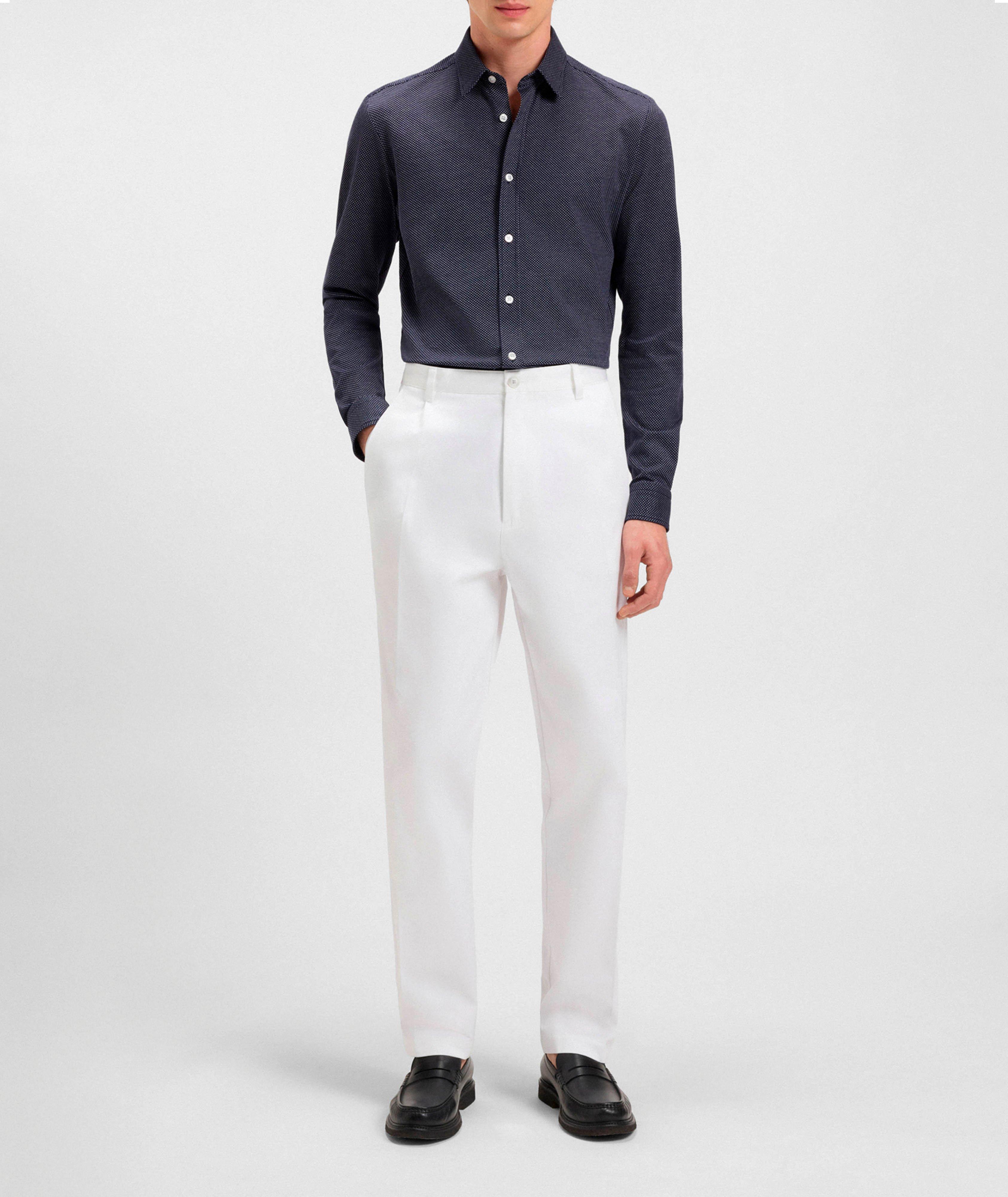 Roan Slim-Fit Jersey Dobby Shirt image 5