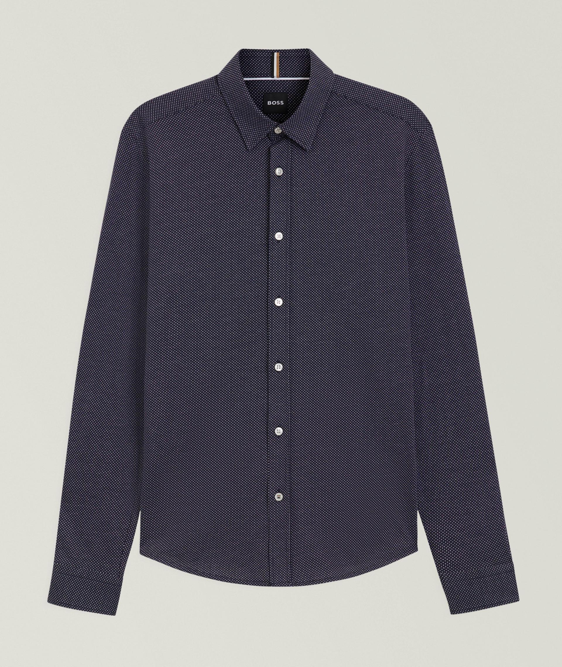 Roan Slim-Fit Jersey Dobby Shirt image 0