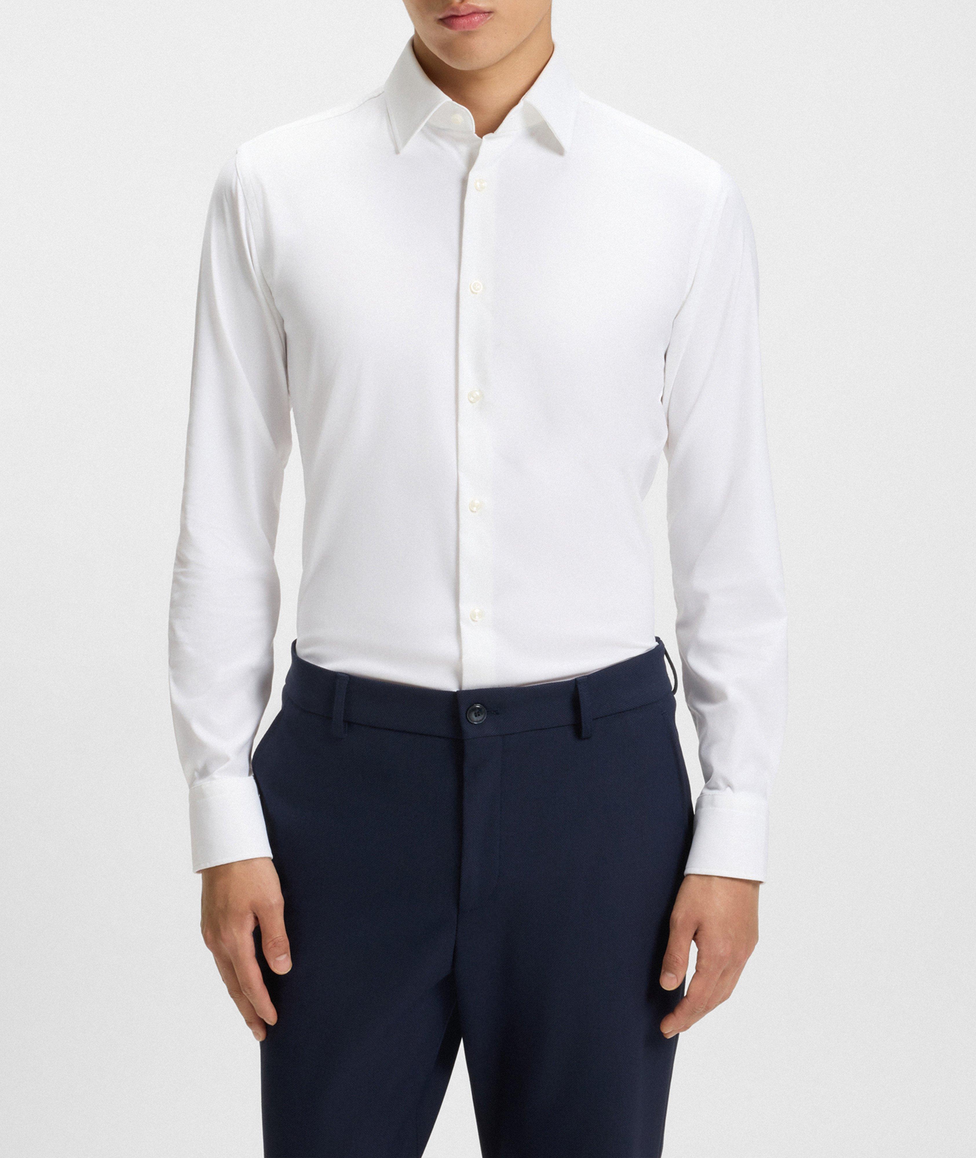 Chemise habillée en twill extensible image 1