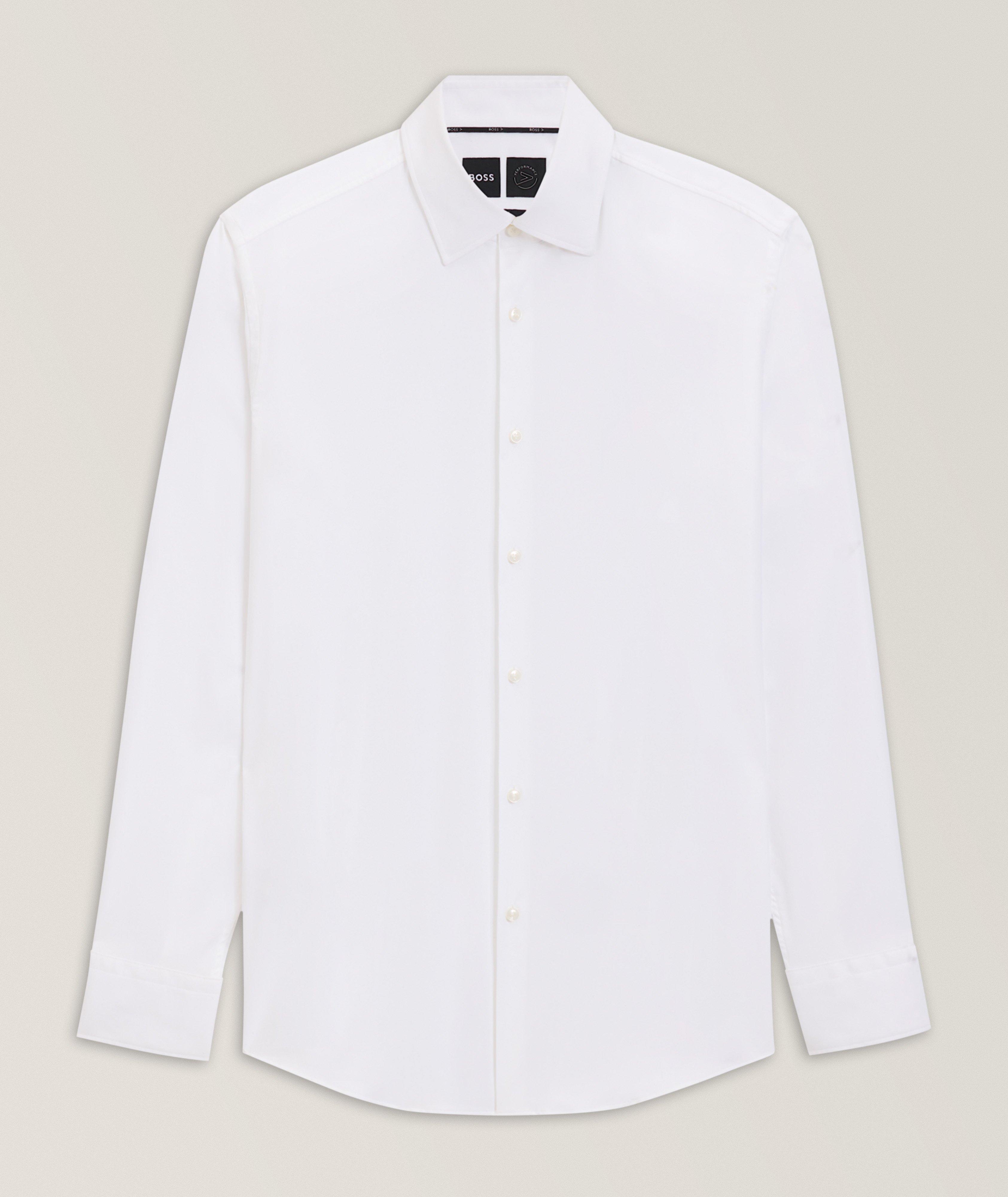 Chemise habillée en twill extensible image 0