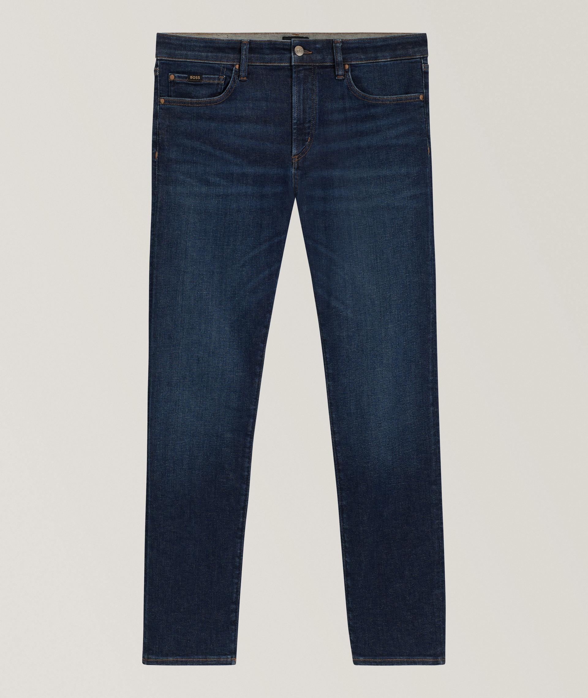 Jean en denim extensible de coupe amincie image 0